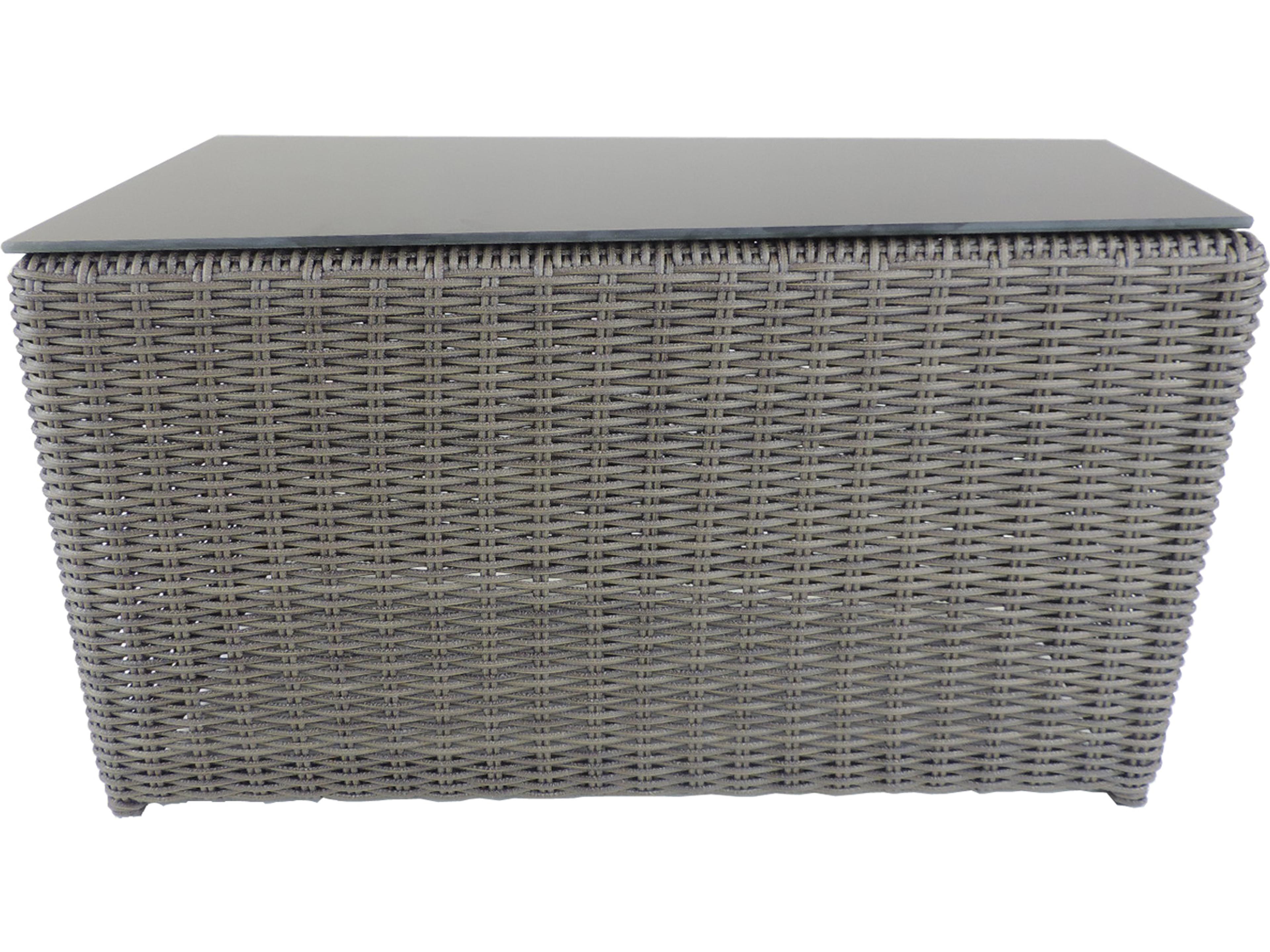 Axcess Inc Vallejo Outdoor Side Table Grey