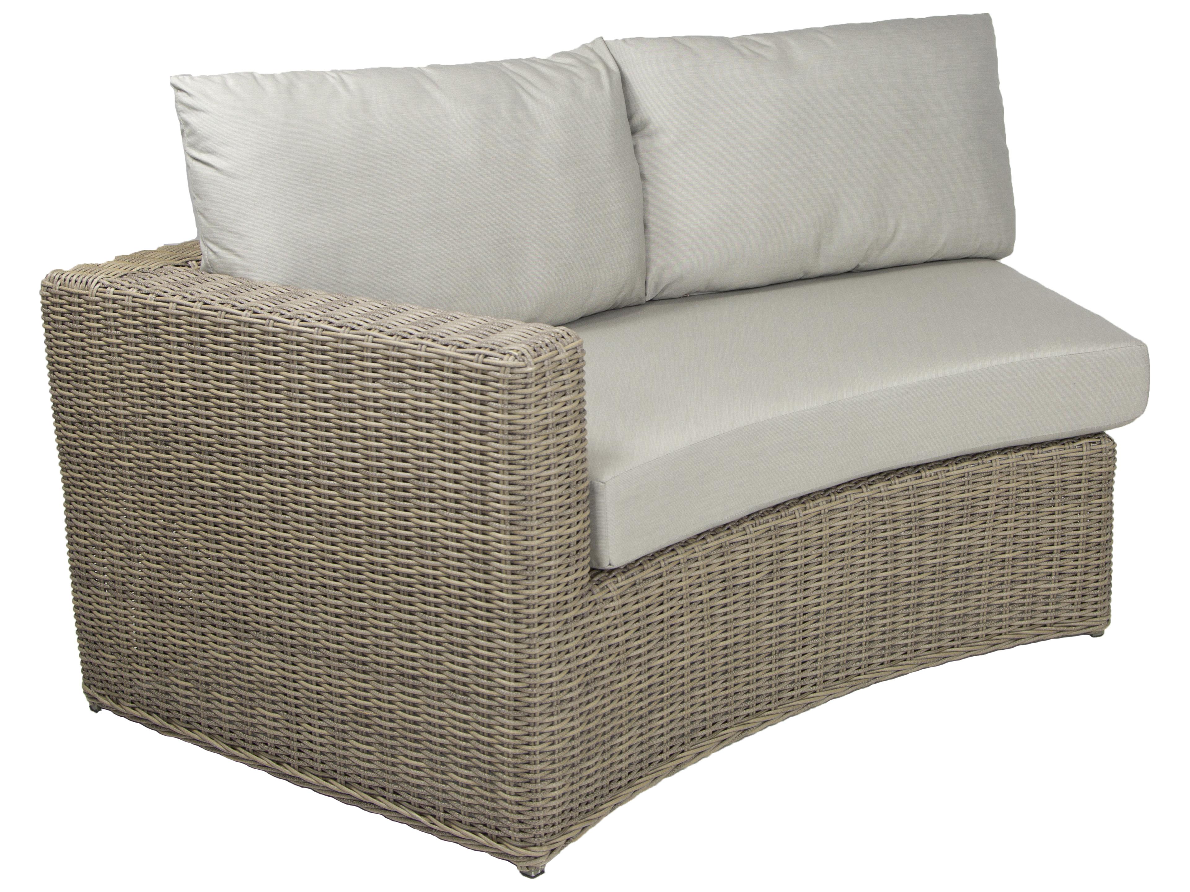 Axcess Inc. Vallejo LAF Outdoor Patio Loveseat-Grey