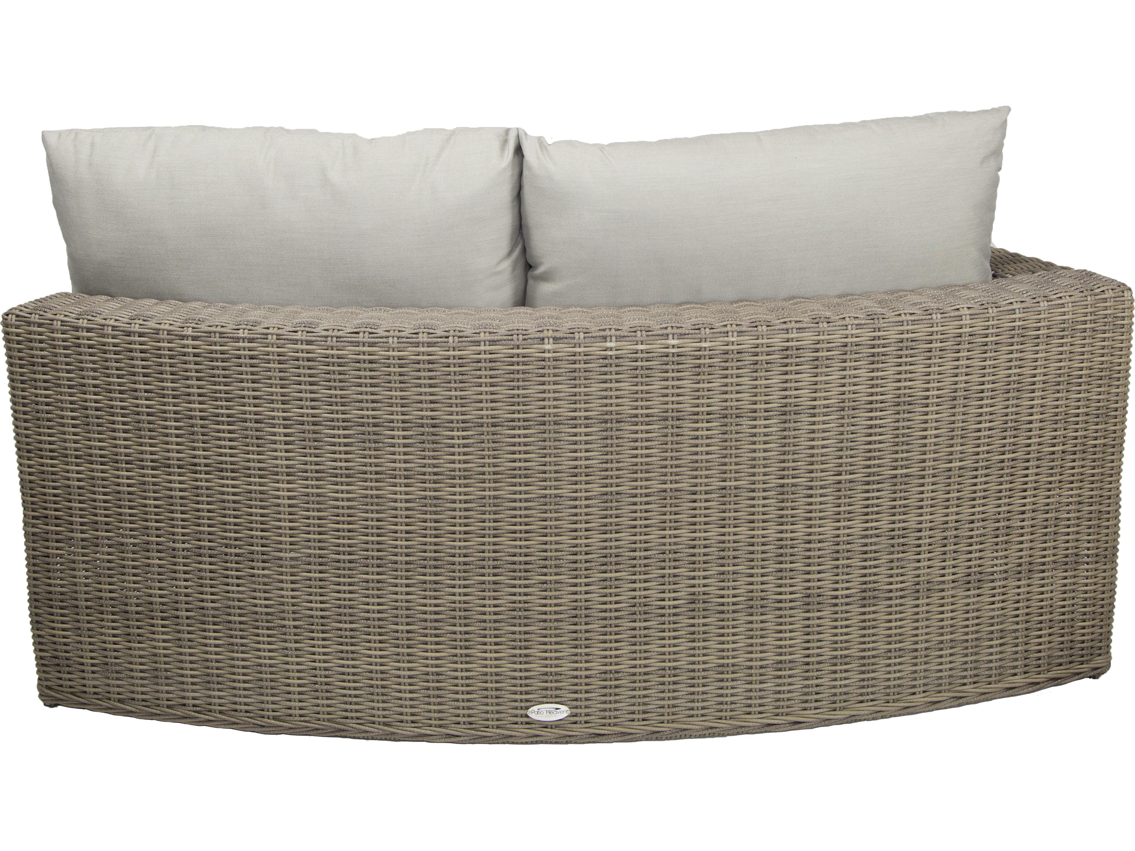 Axcess Inc. Vallejo LAF Outdoor Patio Loveseat-Grey
