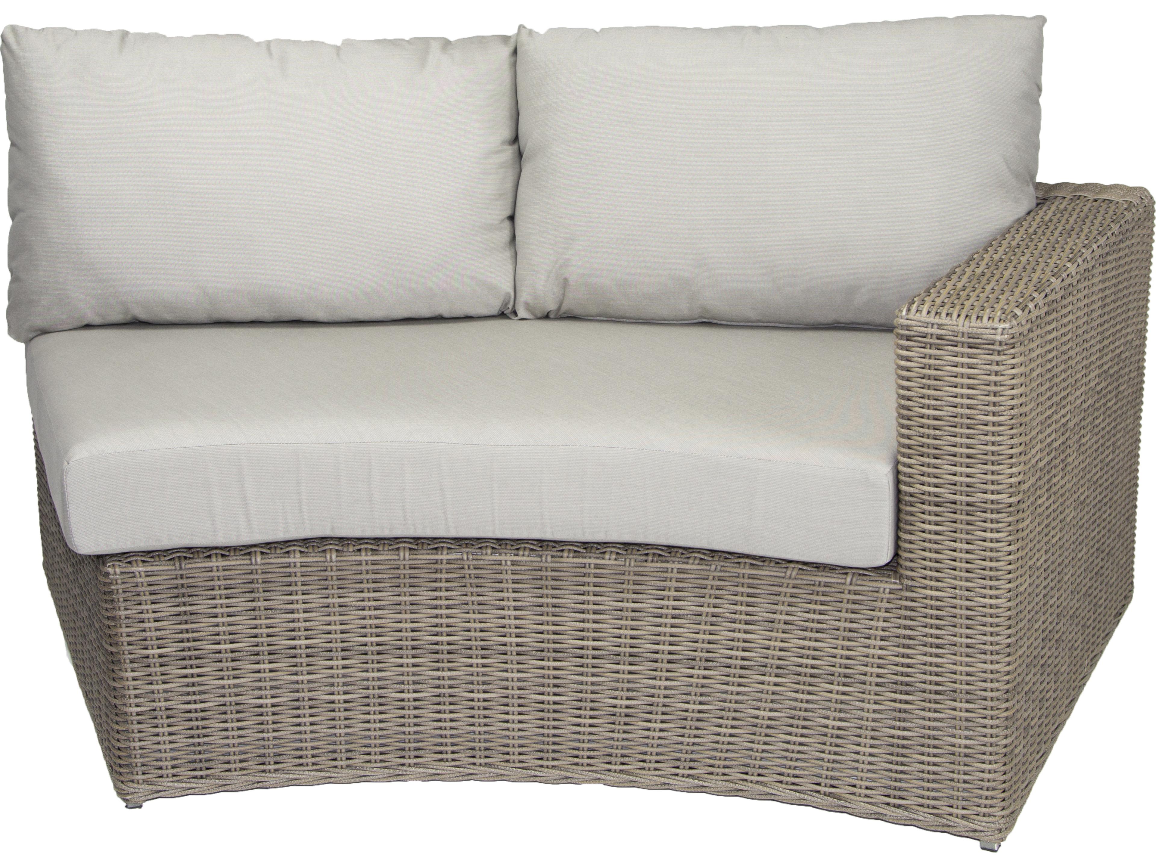 Axcess Inc. Vallejo RAF Patio Loveseat-Grey