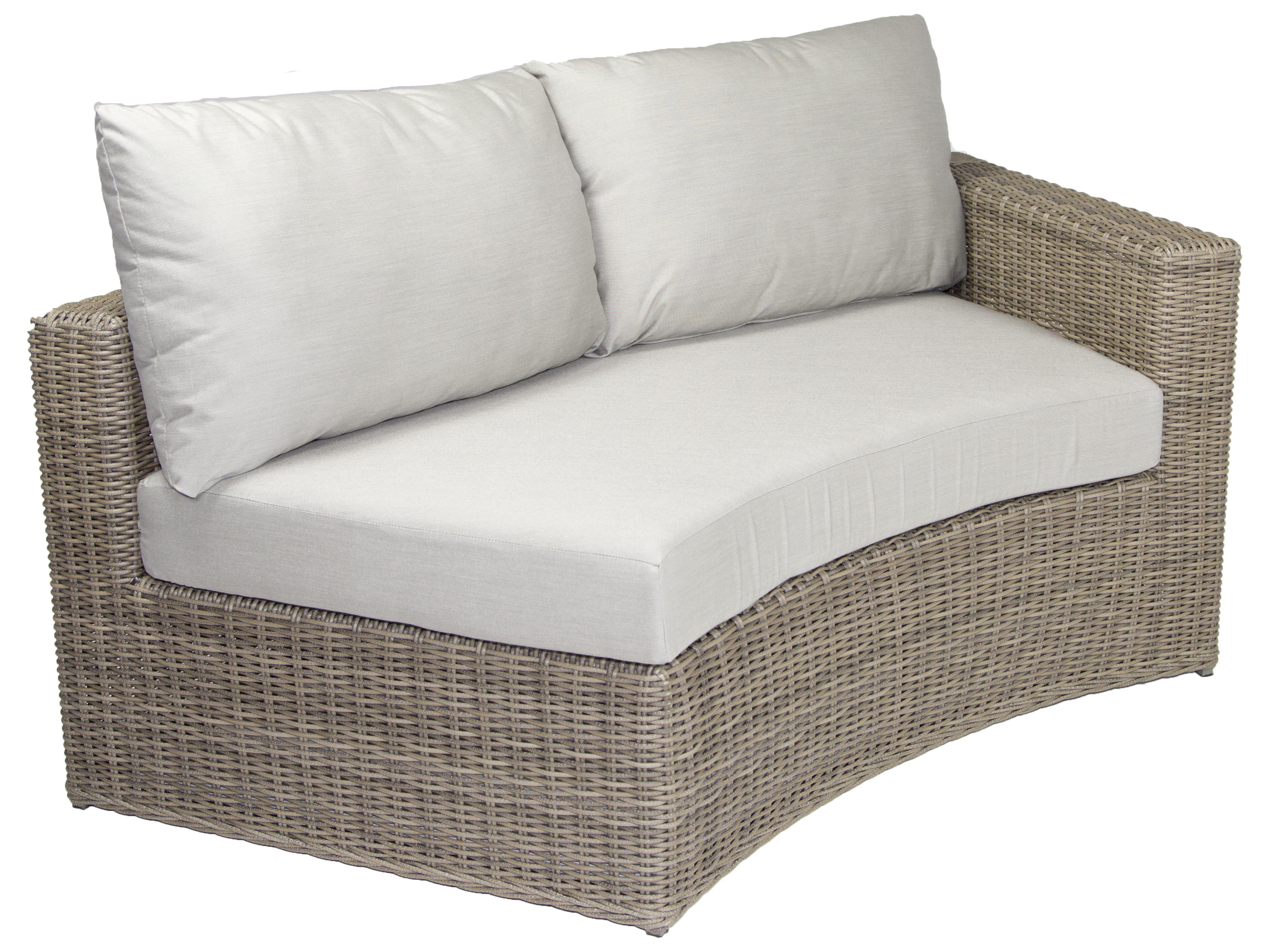 Axcess Inc. Vallejo RAF Patio Loveseat-Grey