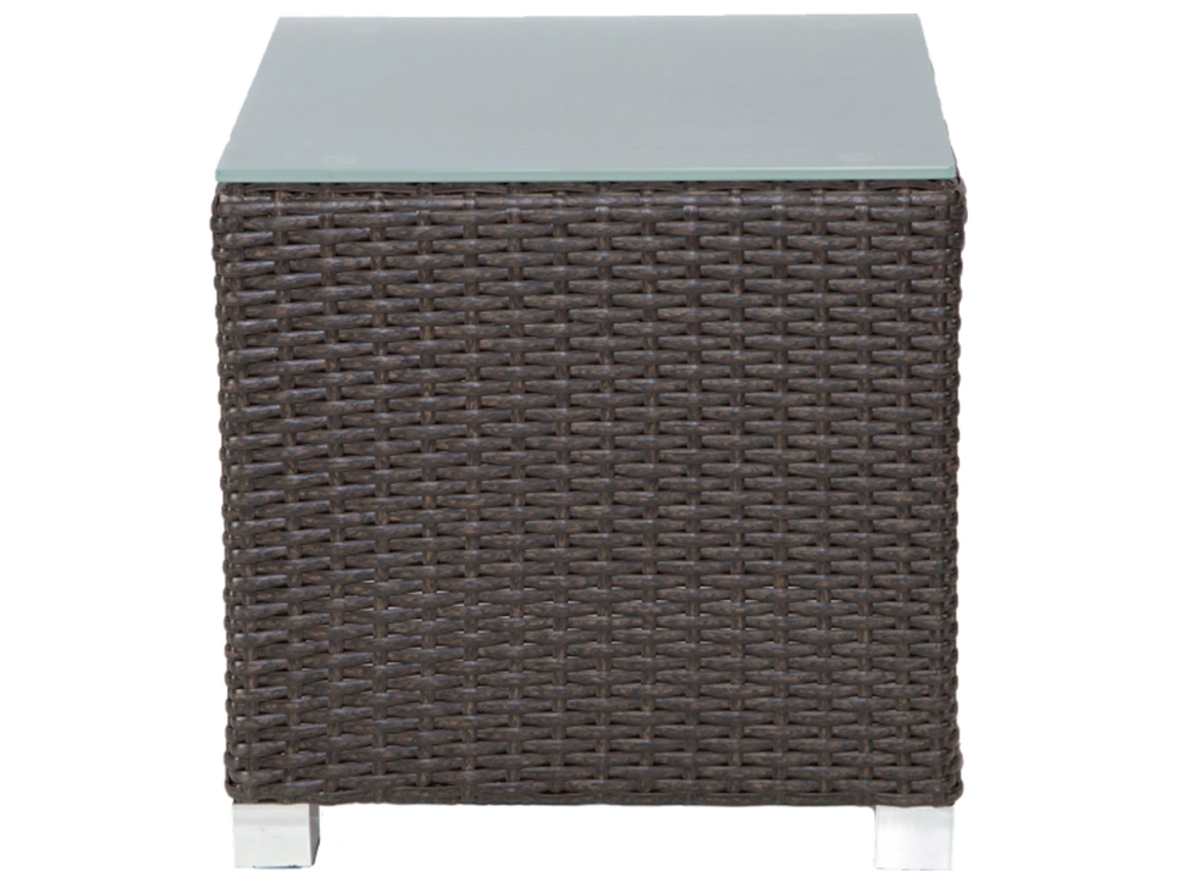 Axcess Inc Venice Cube Outdoor Patio Side Table