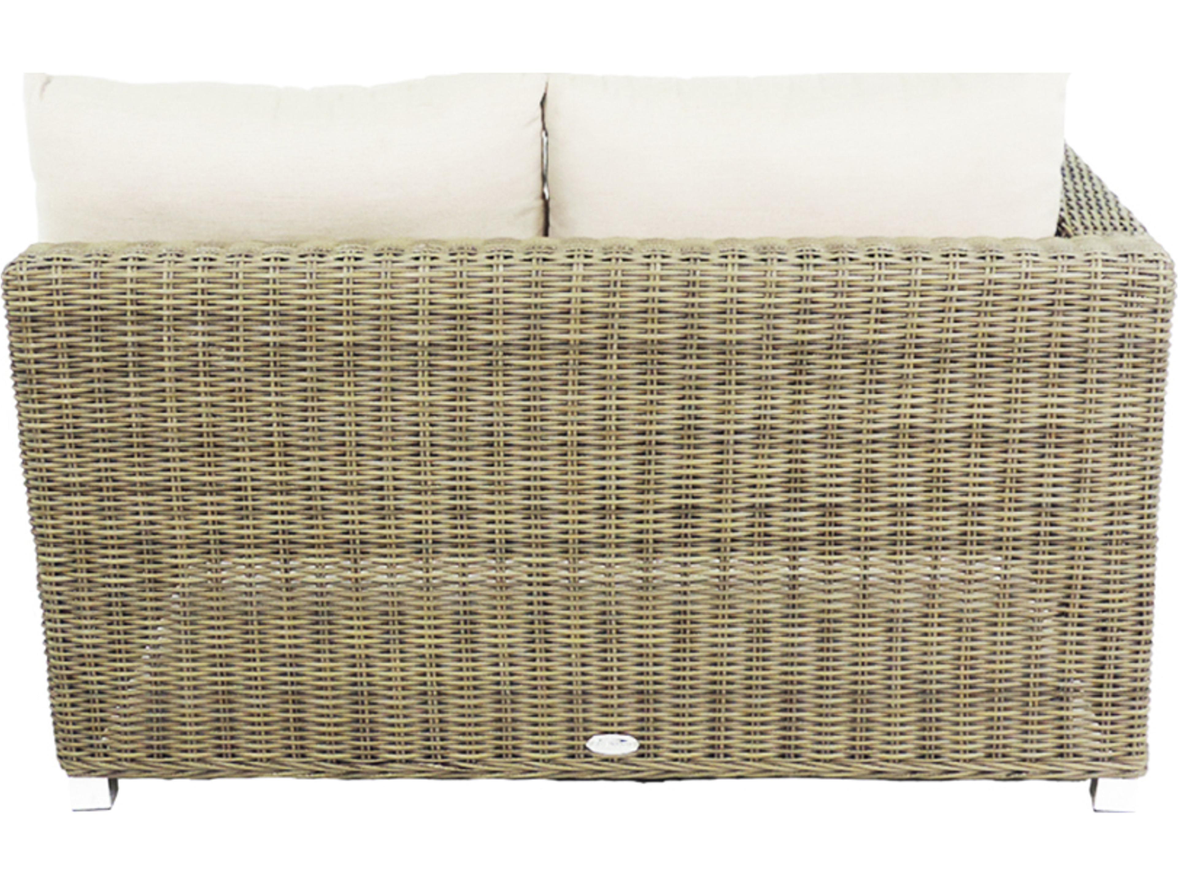 Axcess Inc. Venice LAF Outdoor Loveseat-Grey