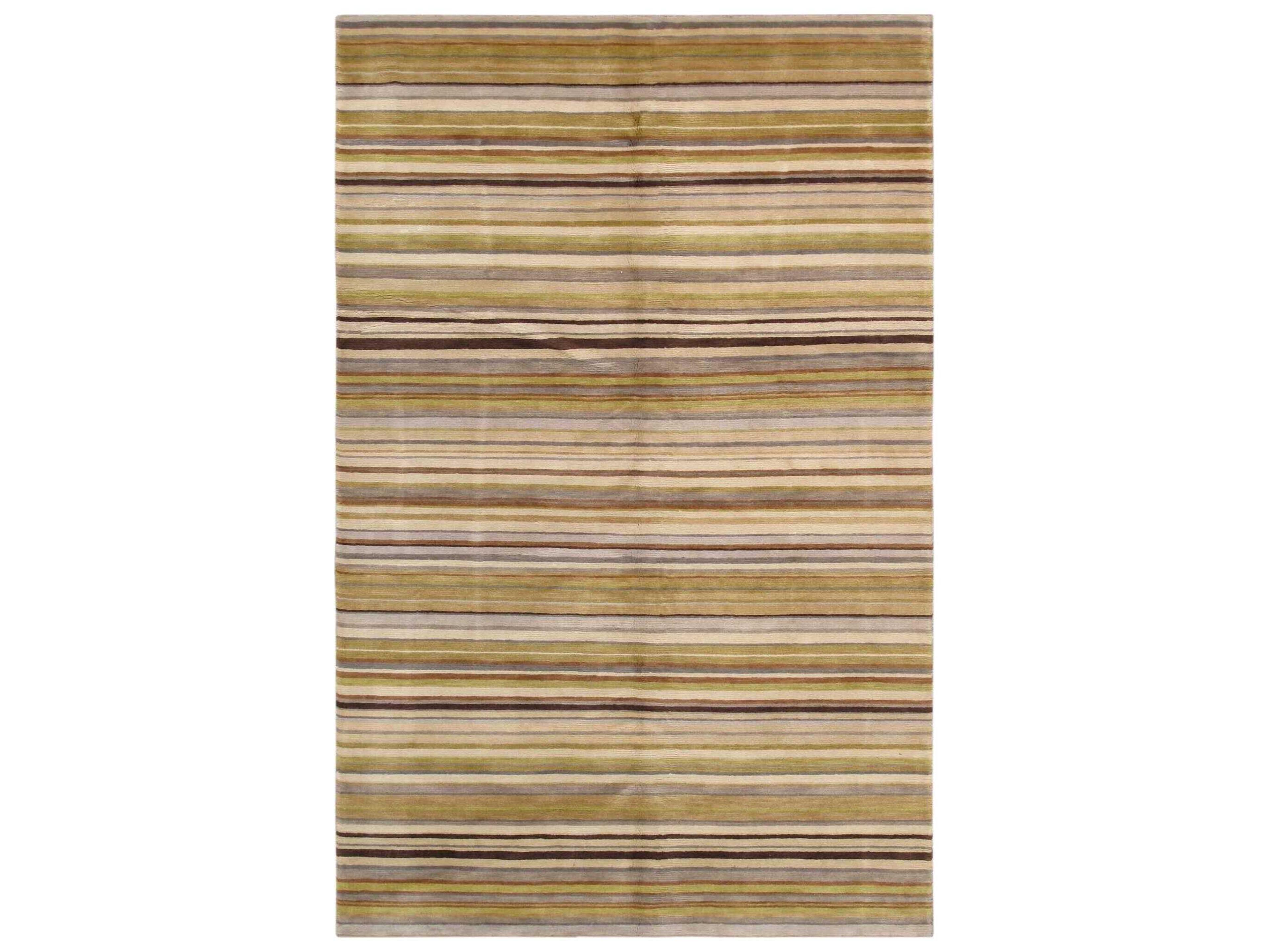 Modern Striped Area Rug