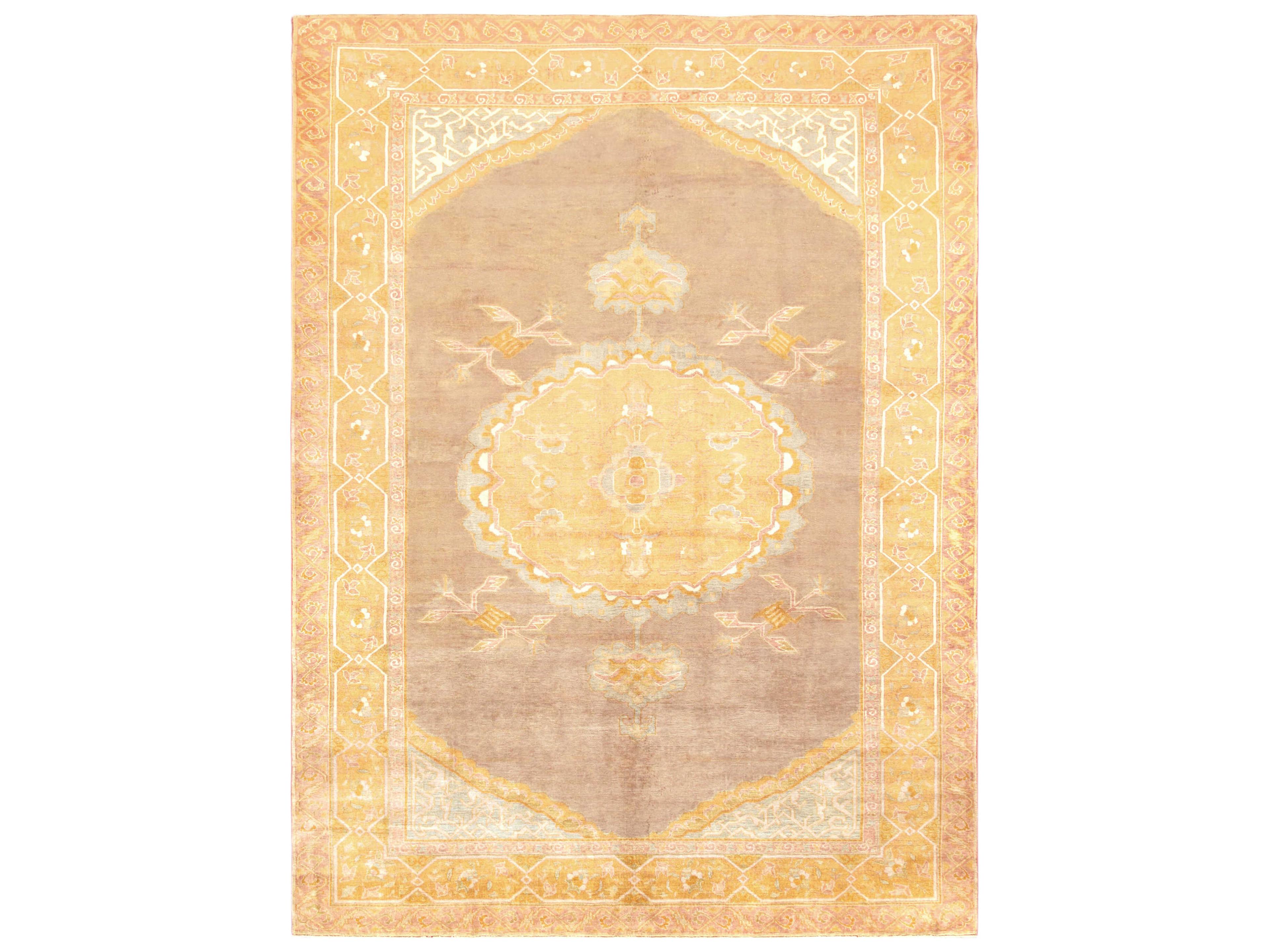 Pasargad Home Turkish Bordered Area Rug