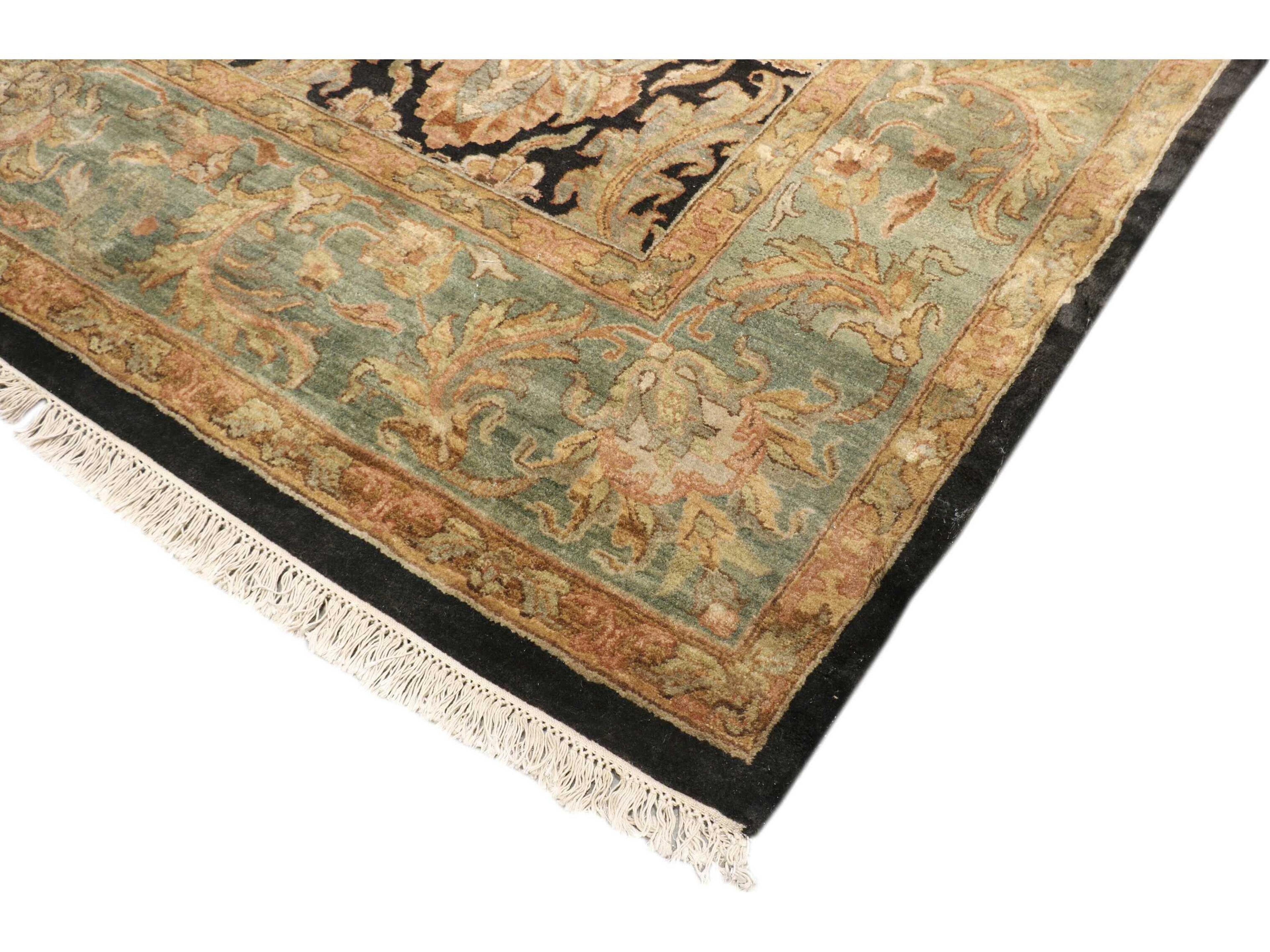 Pasargad Home Agra Mogul Art Bordered Area Rug