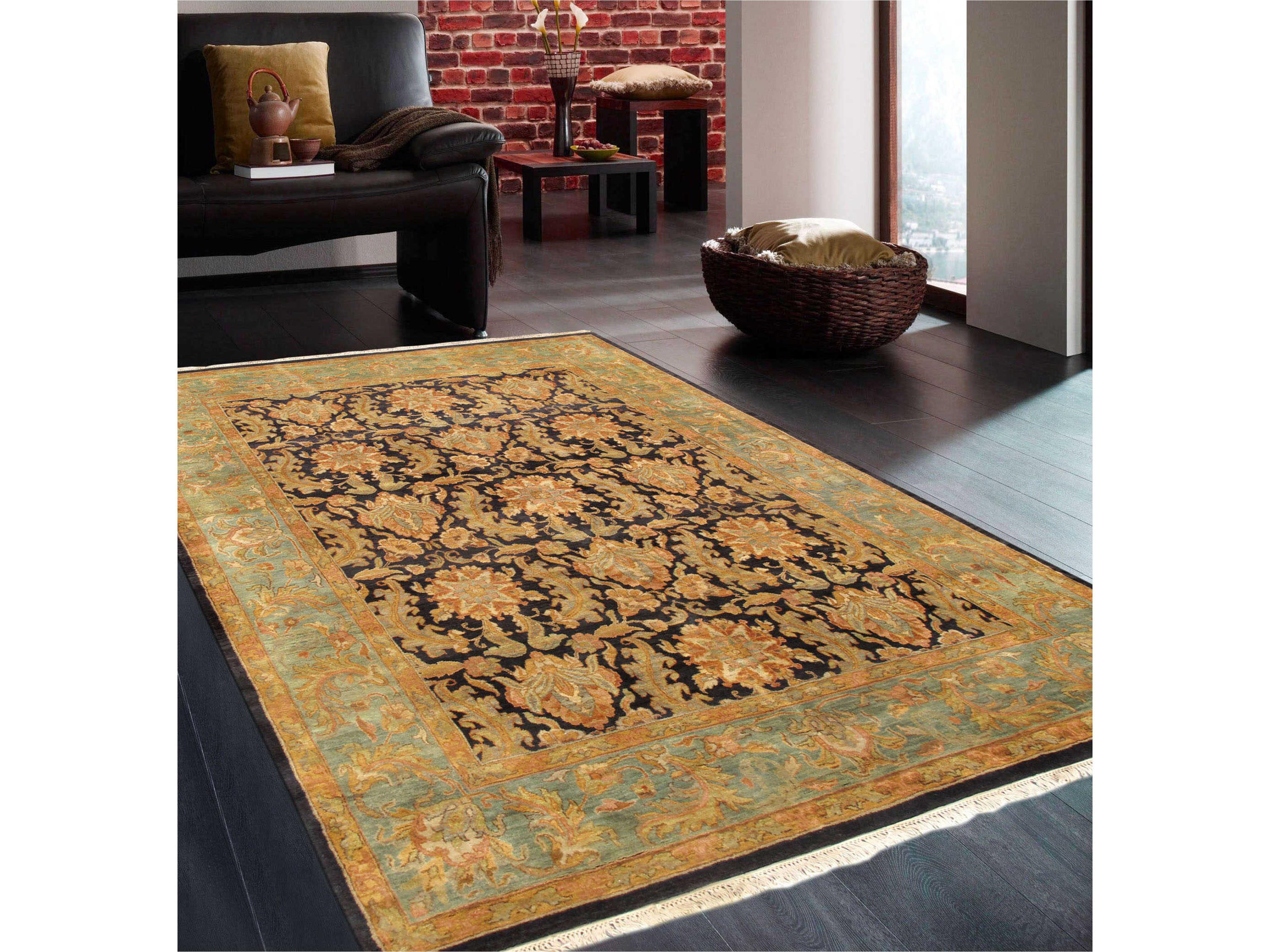 Pasargad Home Agra Mogul Art Bordered Area Rug