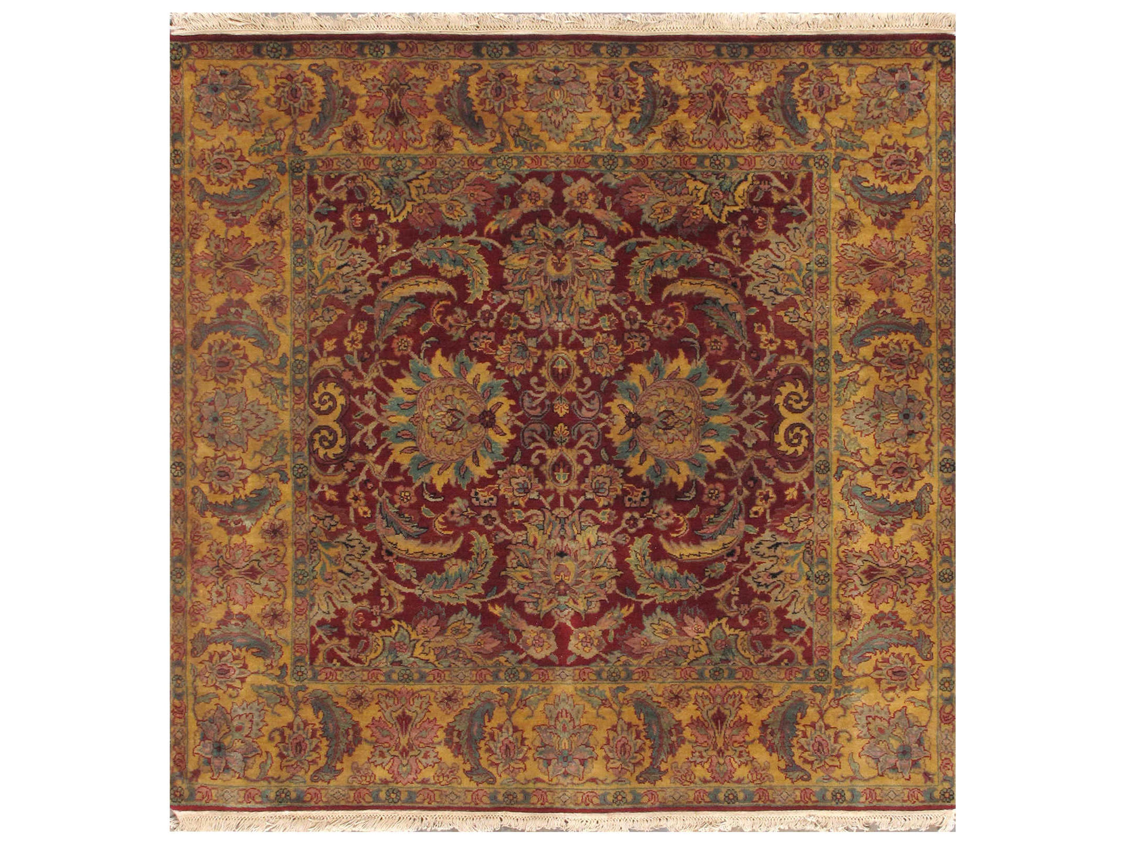 Agra Crown Jewel Bordered Area Rug