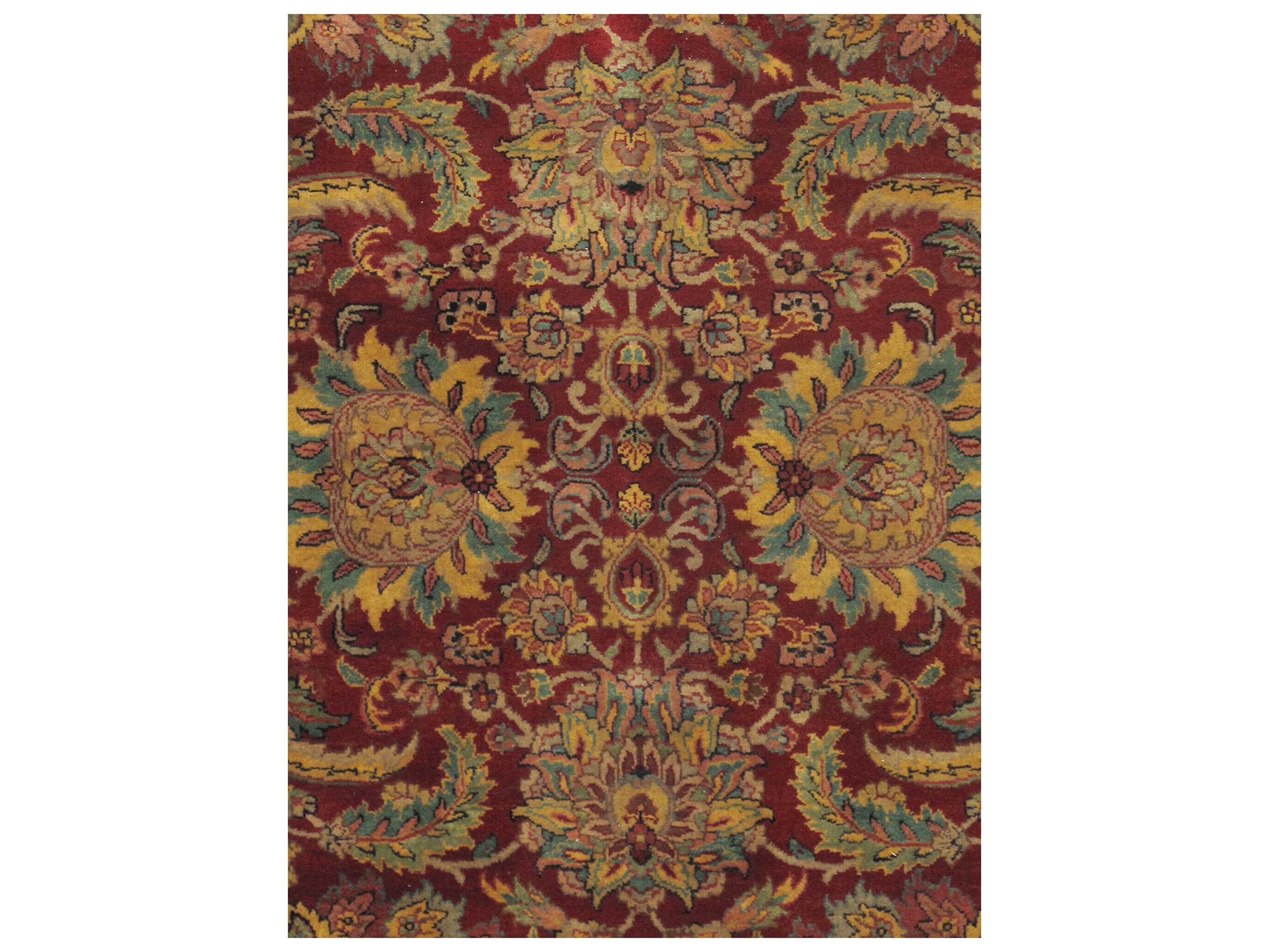Pasargad Home Agra Crown Jewel Bordered Area Rug