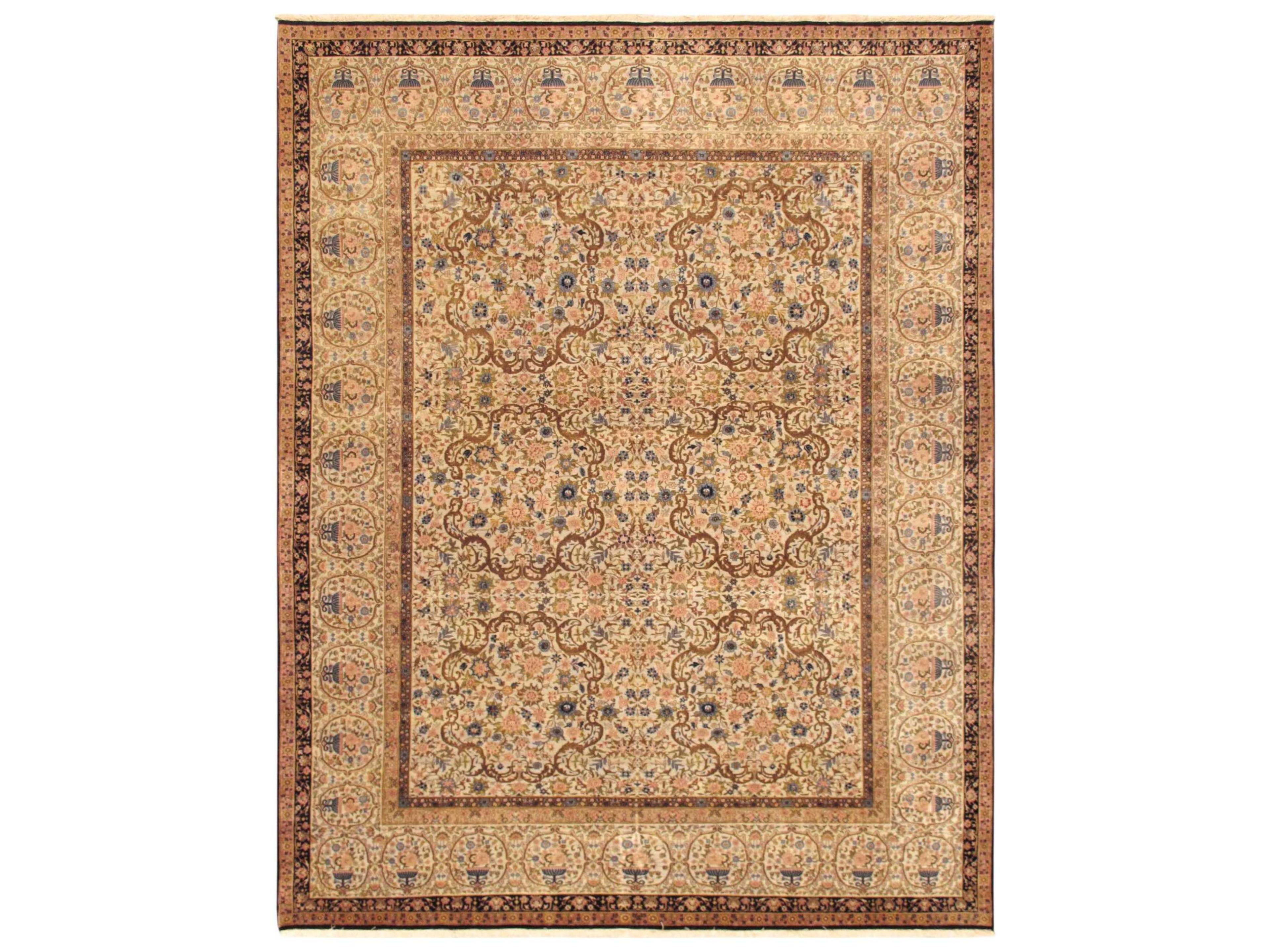 Azerbaijan Bordered Area Rug
