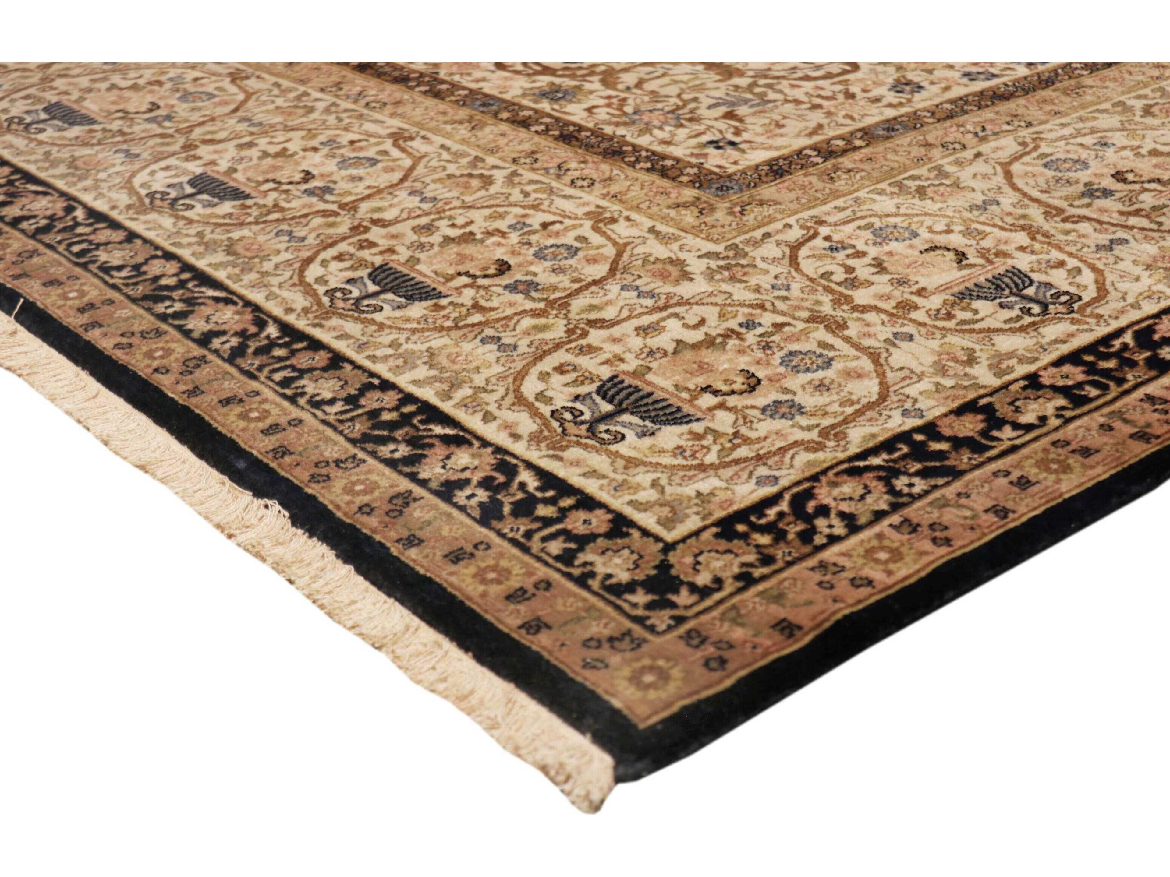 Pasargad Home Azerbaijan Bordered Area Rug