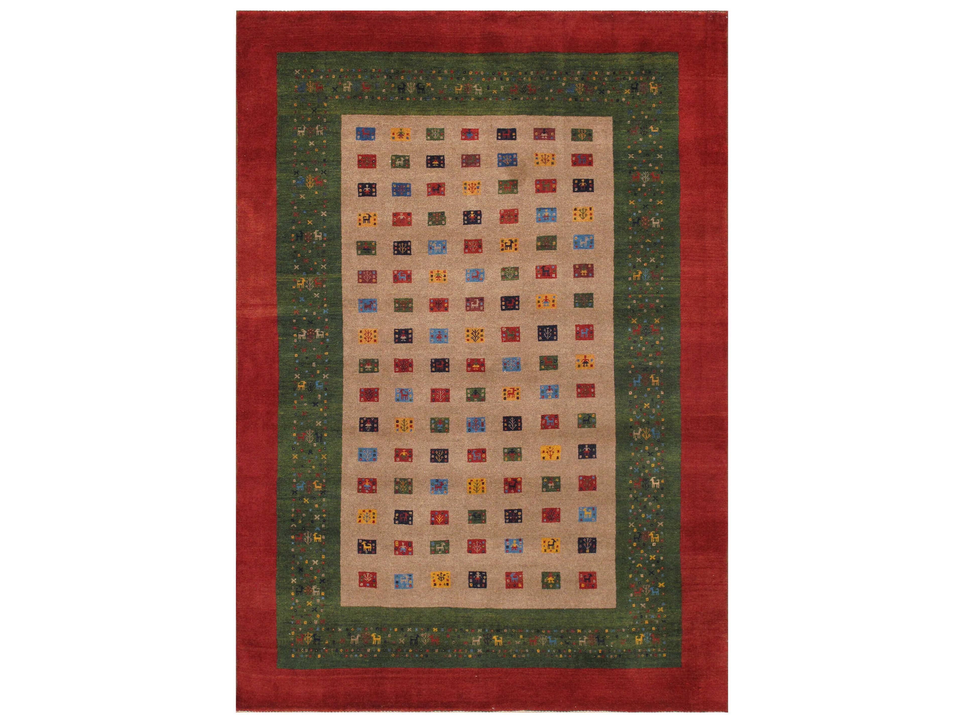 Tribal Bordered Area Rug