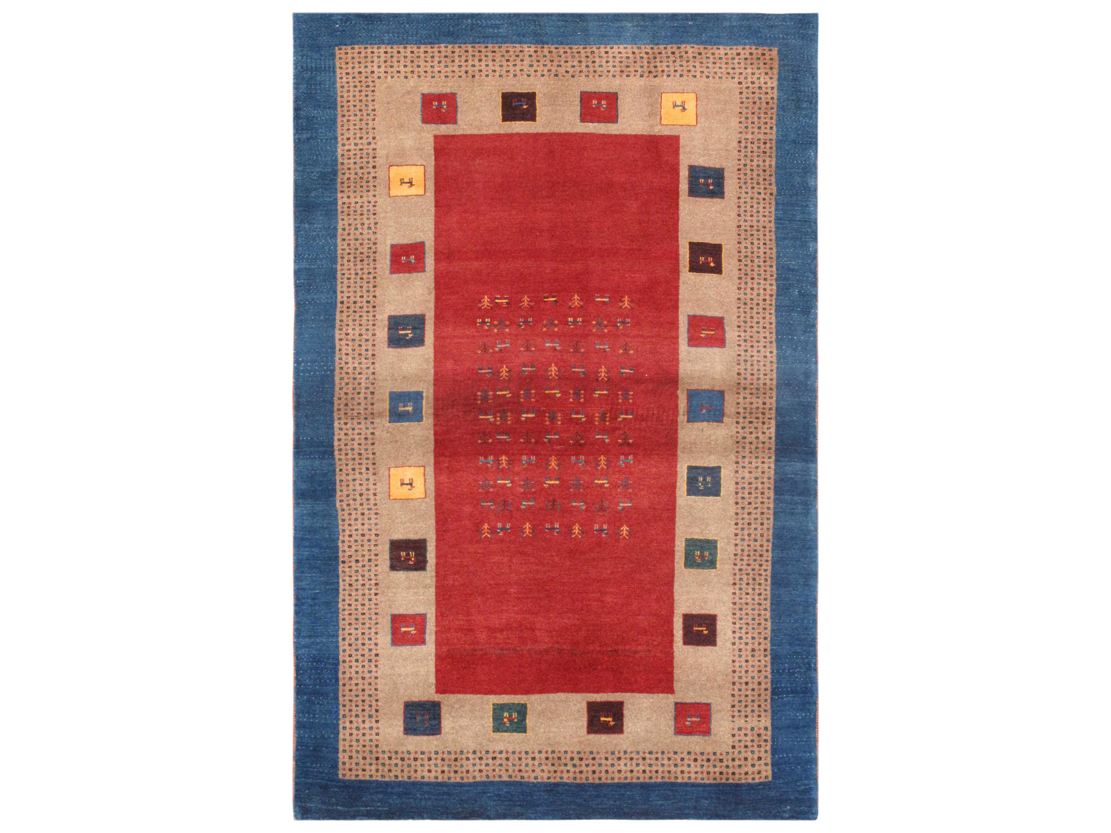 Tribal Bordered Area Rug