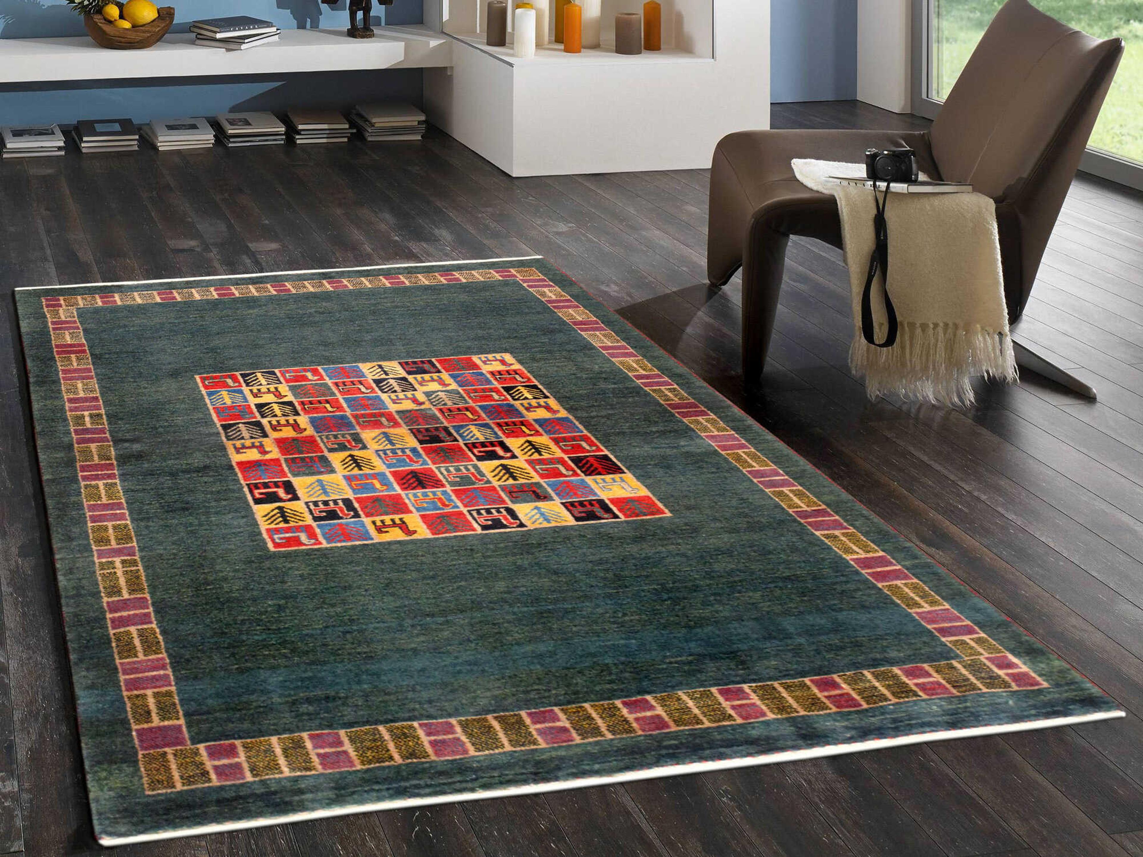Pasargad Home Tribal Bordered Area Rug