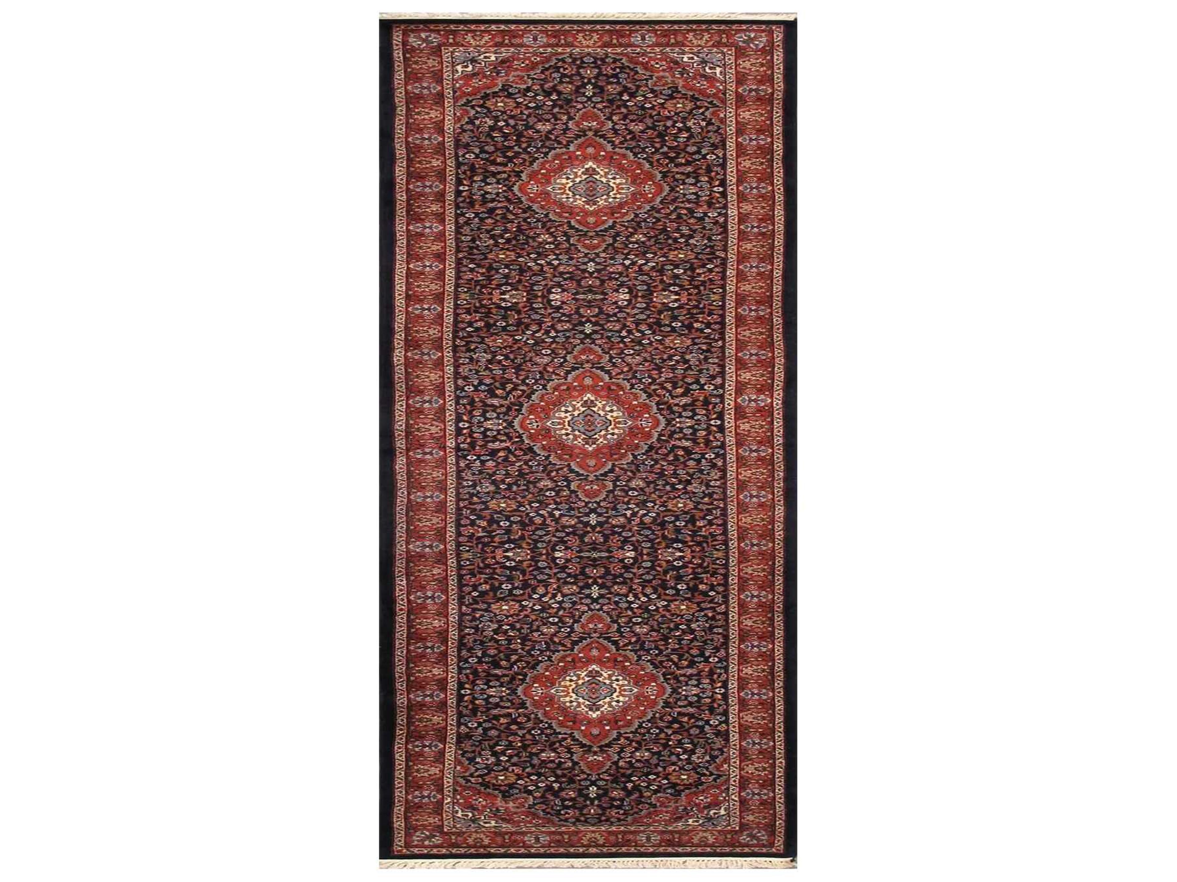 Pasargad Home Tabriz Bordered Runner Area Rug