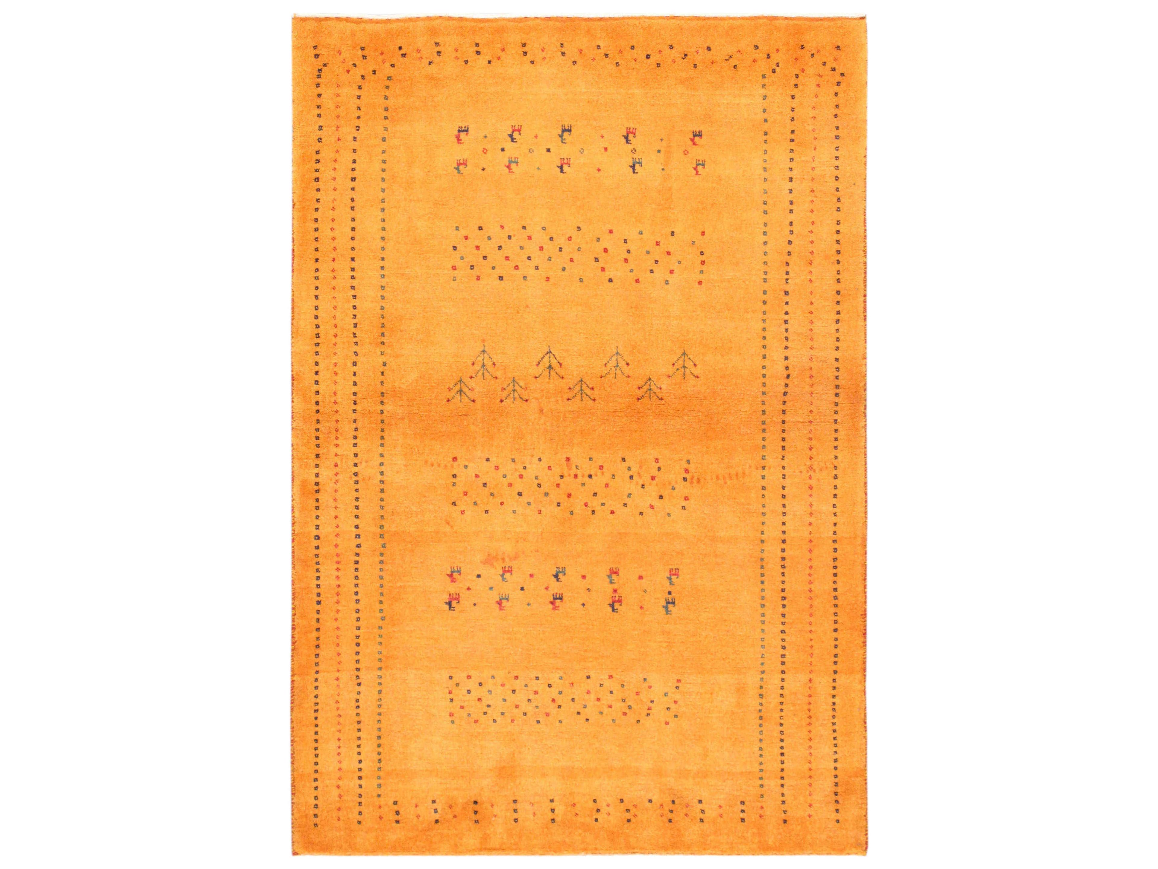 Tribal Bordered Area Rug