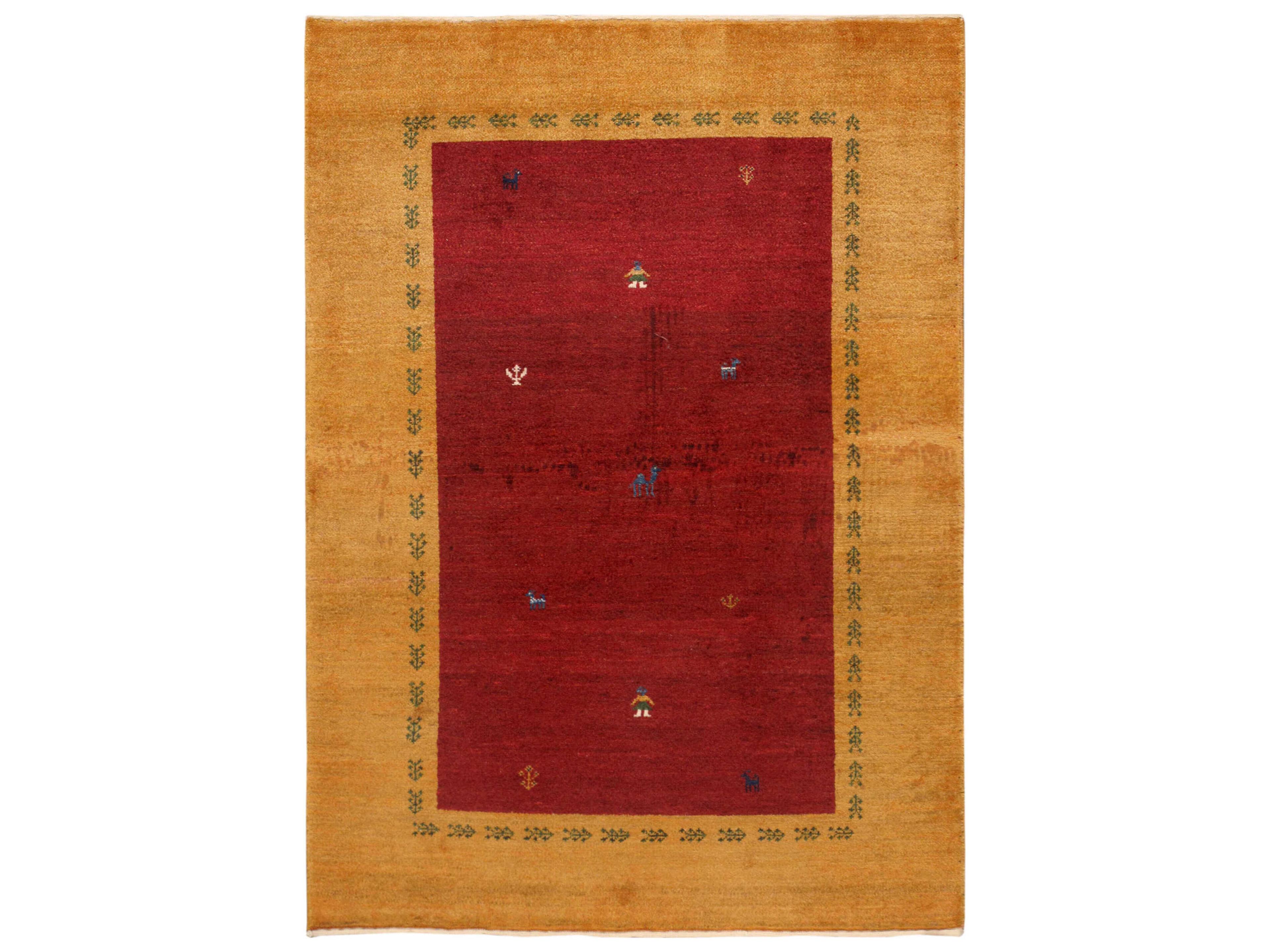 Tribal Bordered Area Rug