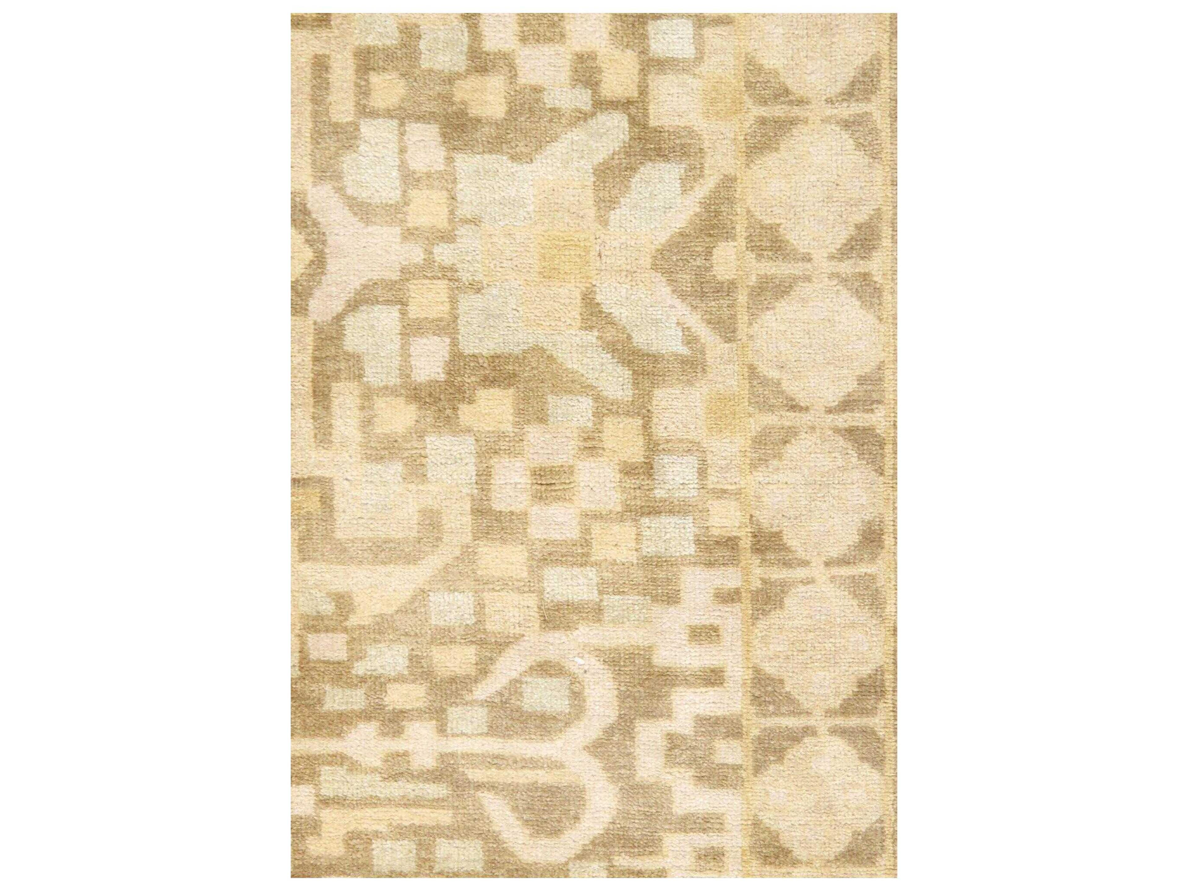 Pasargad Home Oushak Geometric Runner Area Rug
