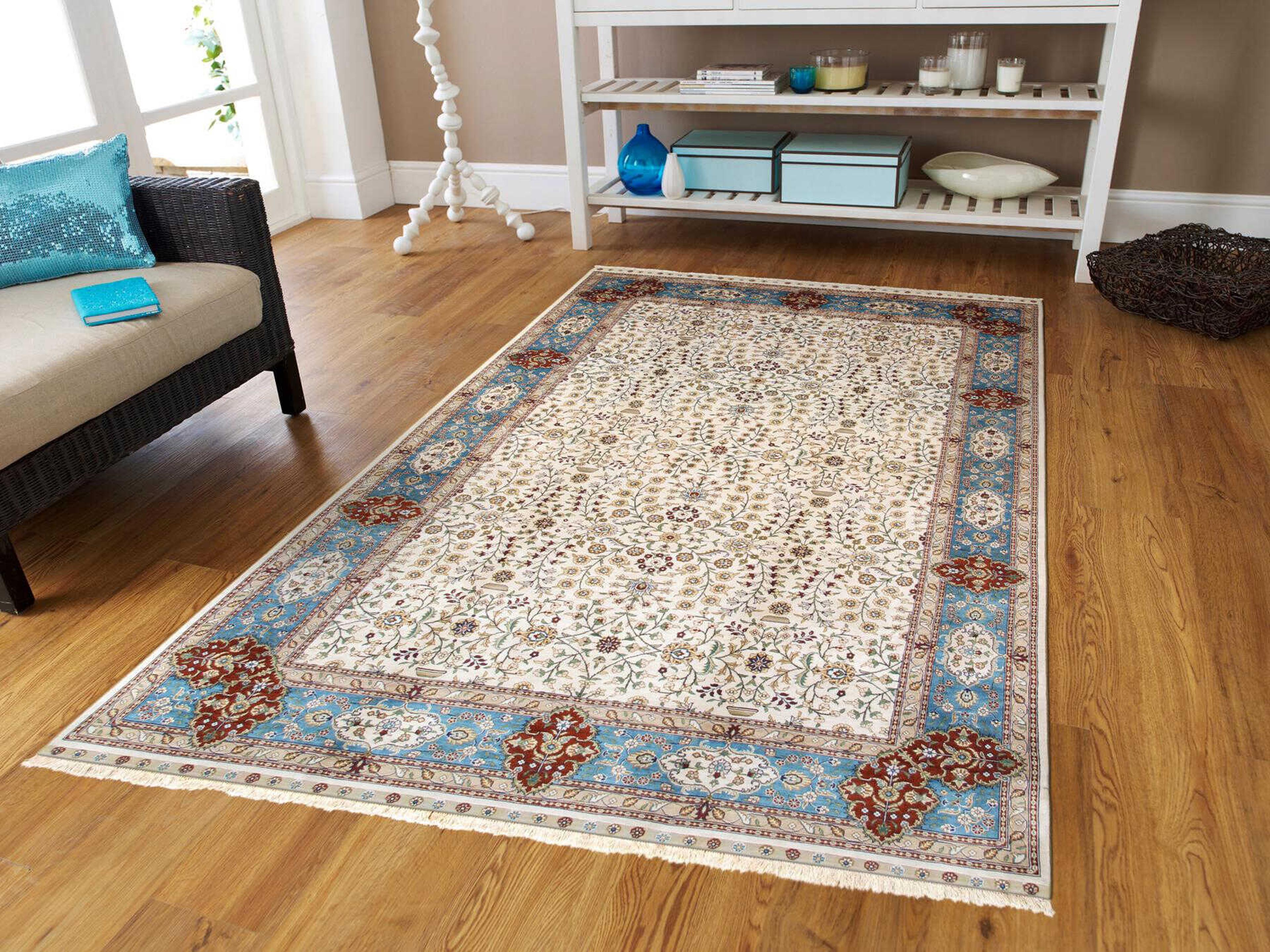 Pasargad Home Hereke Bordered Area Rug