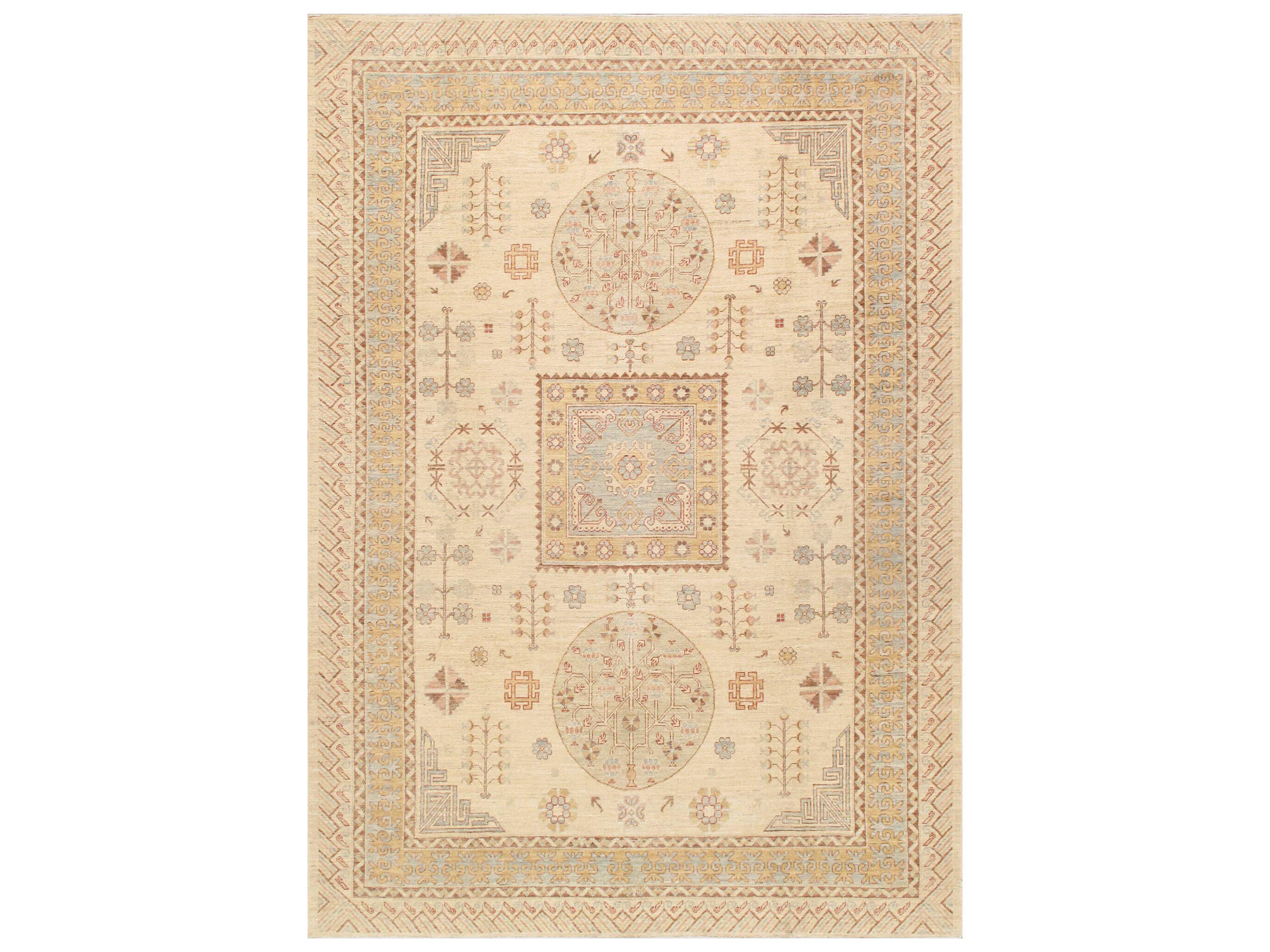 Azerbaijan Bordered Area Rug