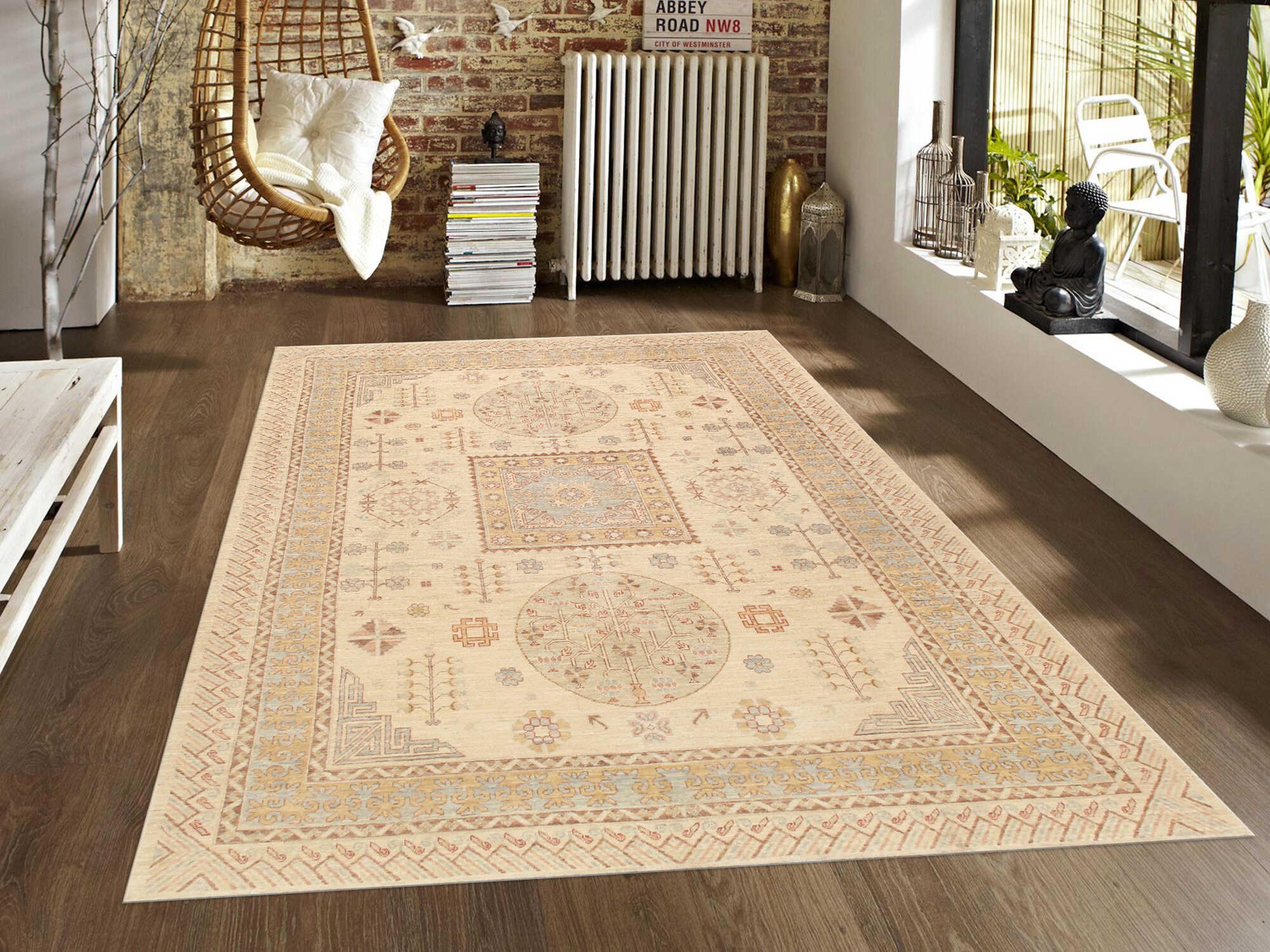 Pasargad Home Azerbaijan Bordered Area Rug