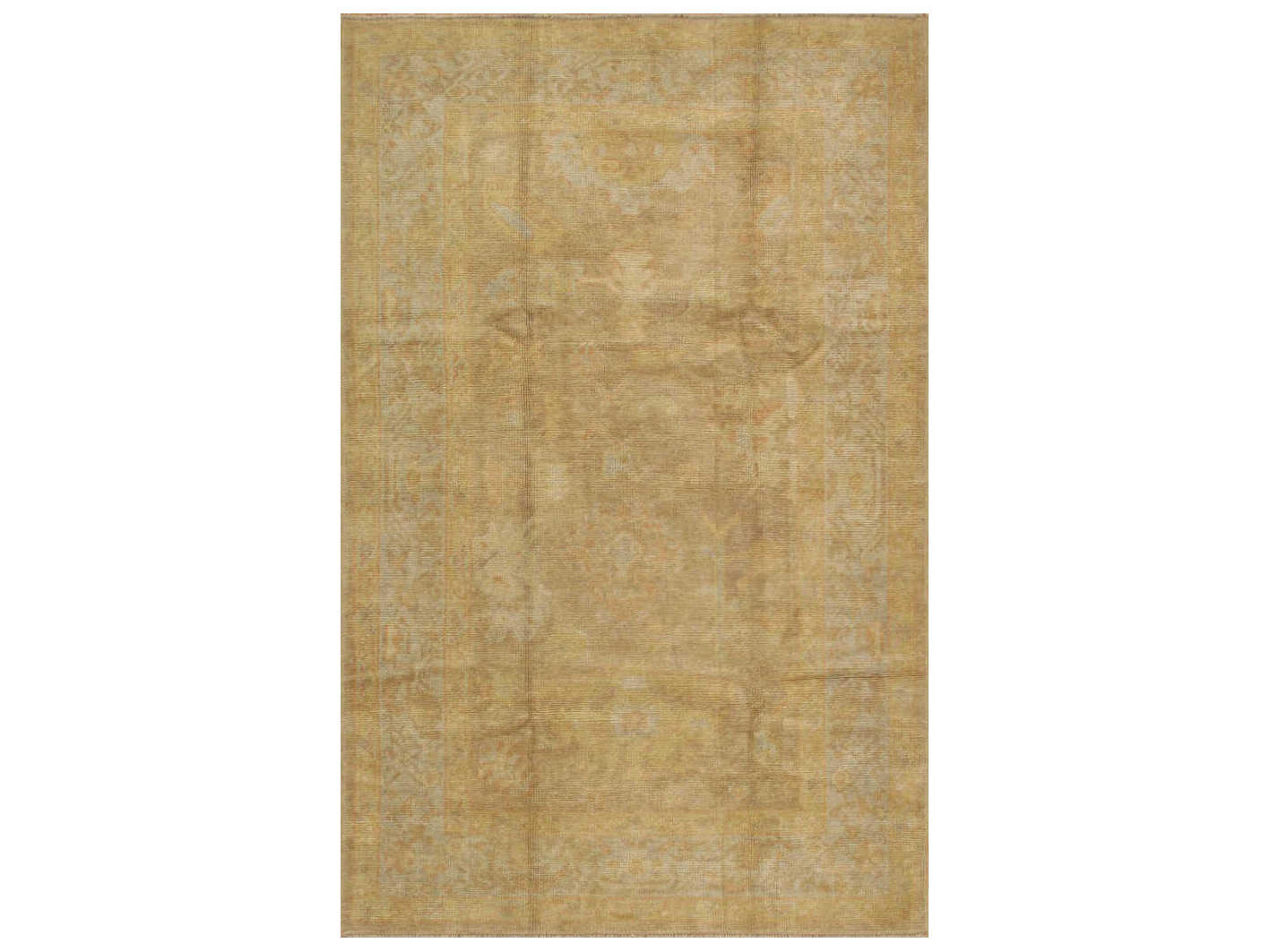 Oushak Bordered Area Rug