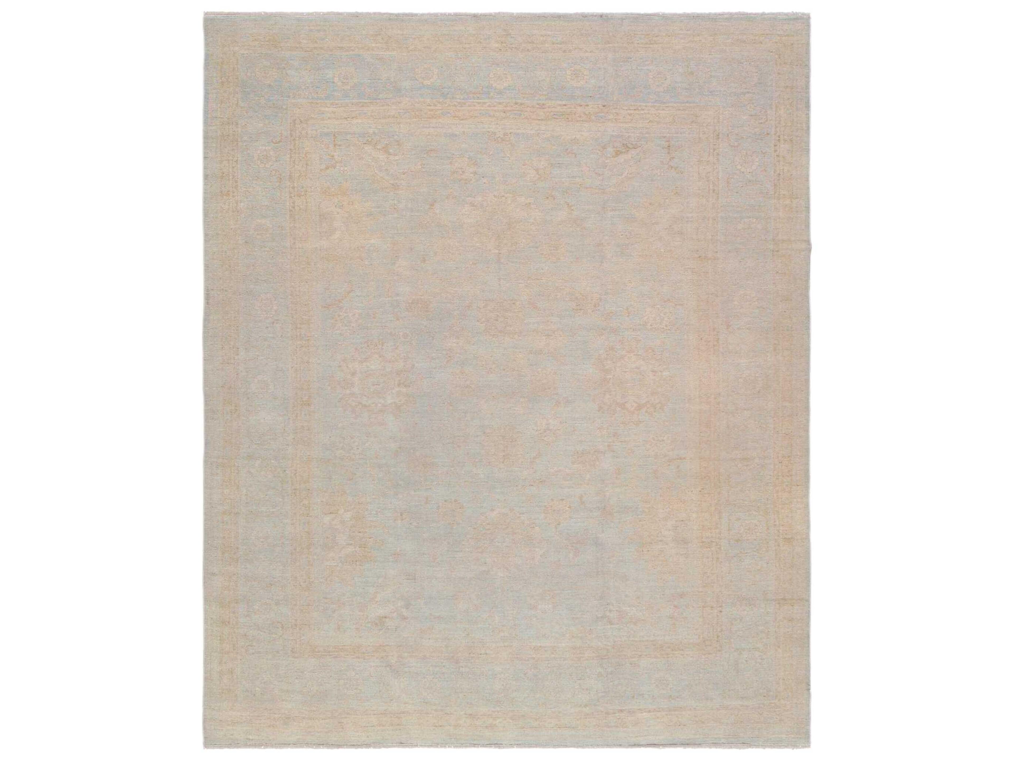 Oushak Bordered Area Rug
