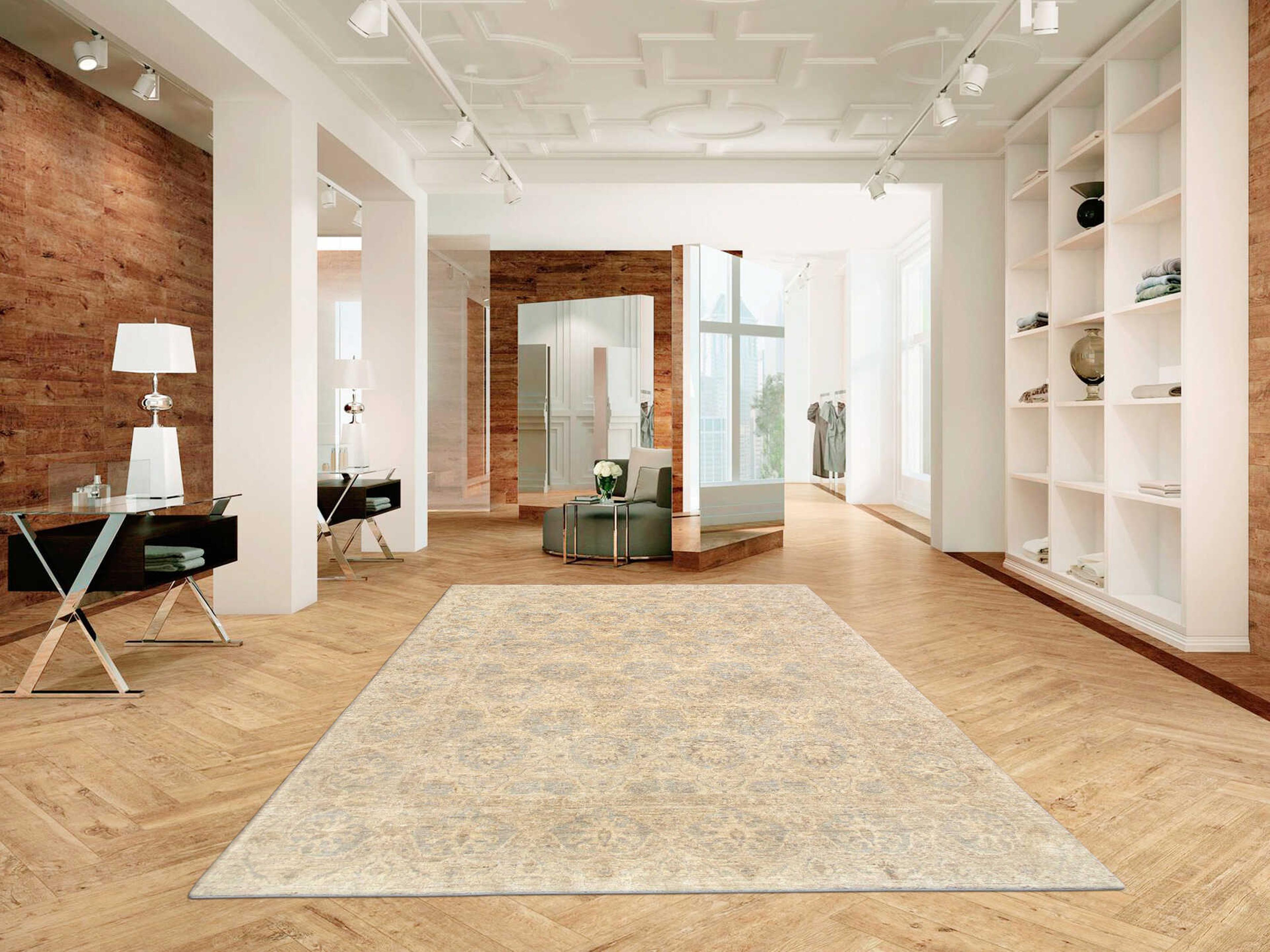 Pasargad Home Denver Bordered Area Rug