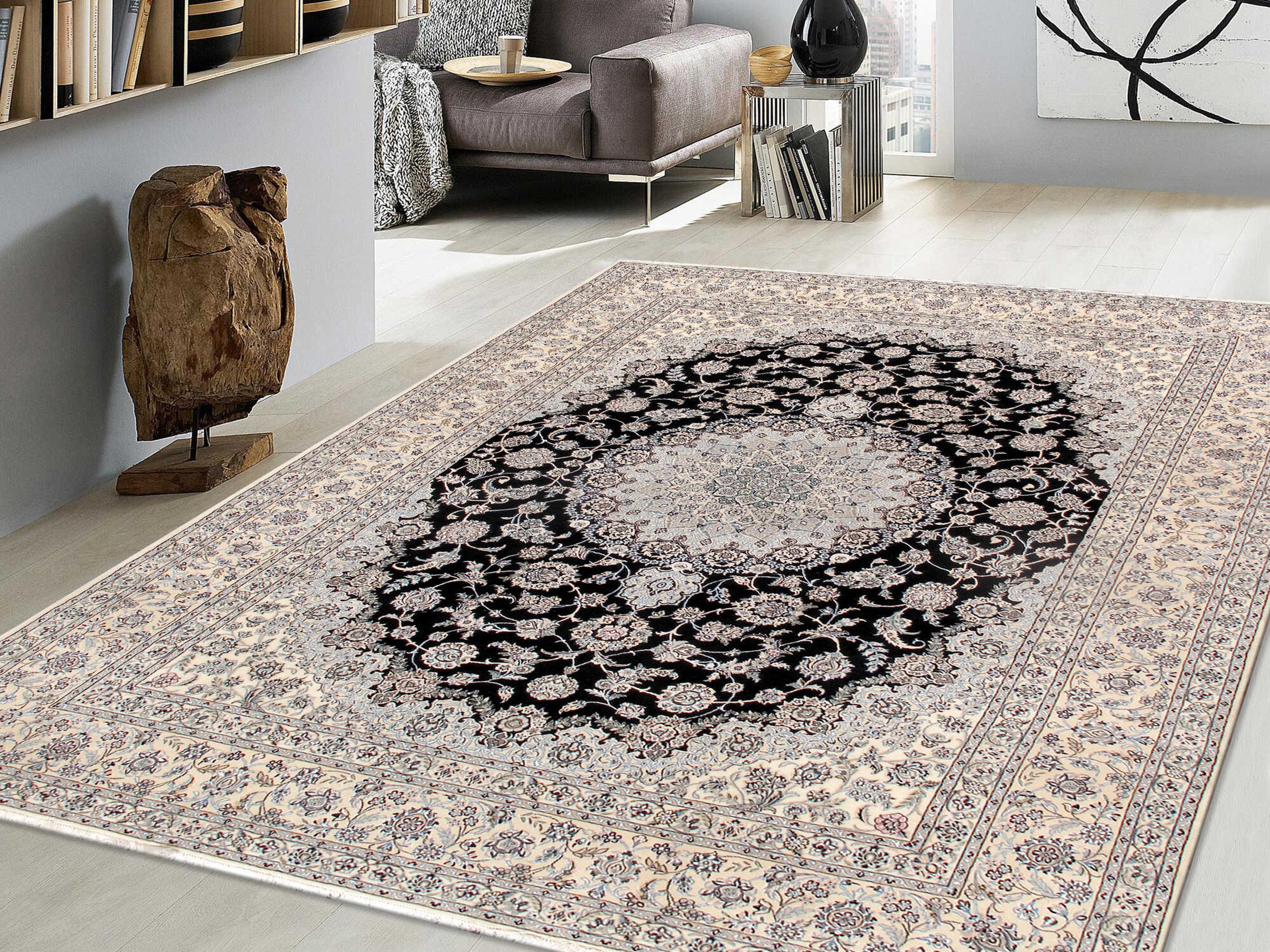 Pasargad Home Azerbaijan Bordered Area Rug