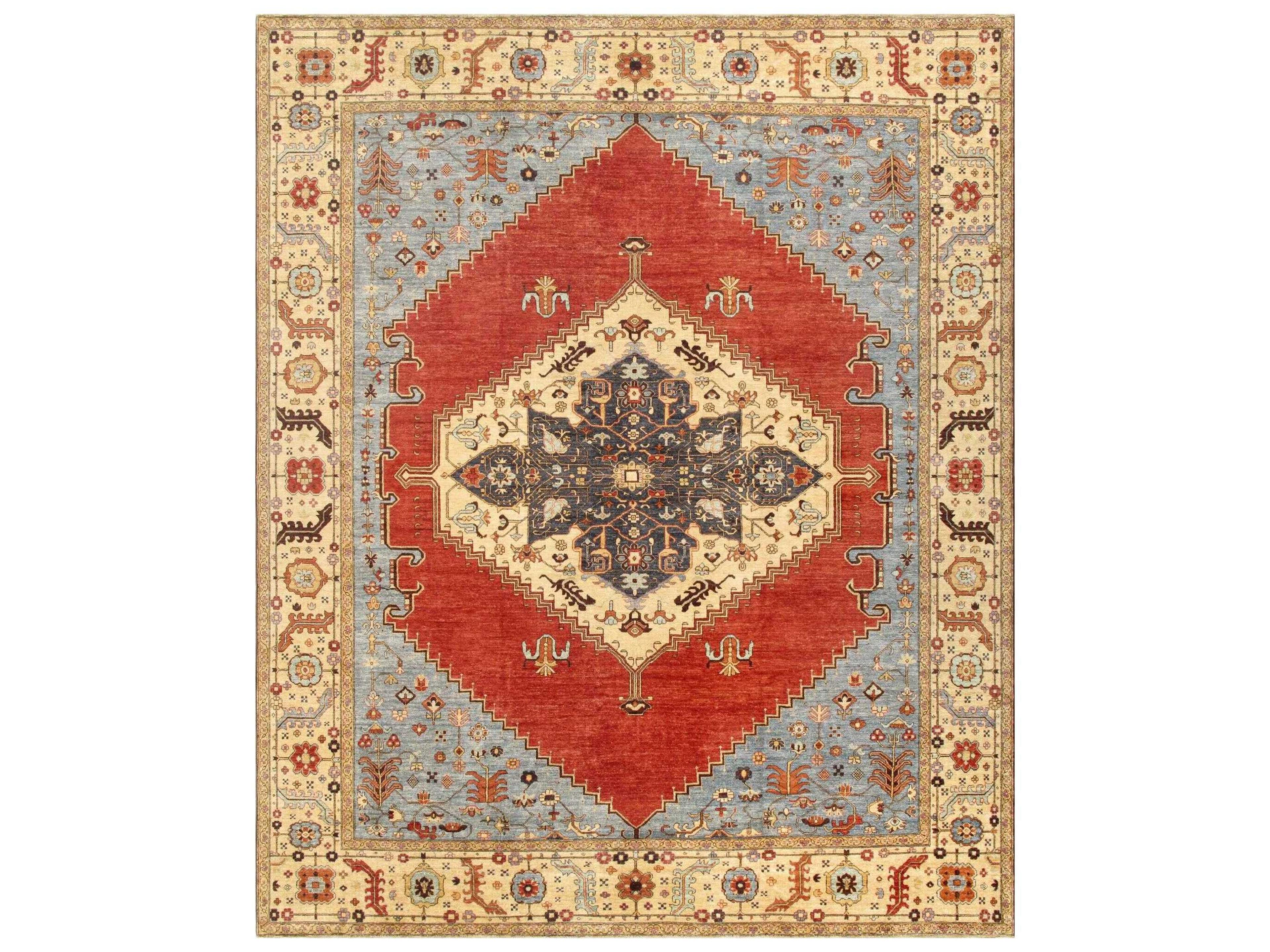 Serapi Bordered Area Rug