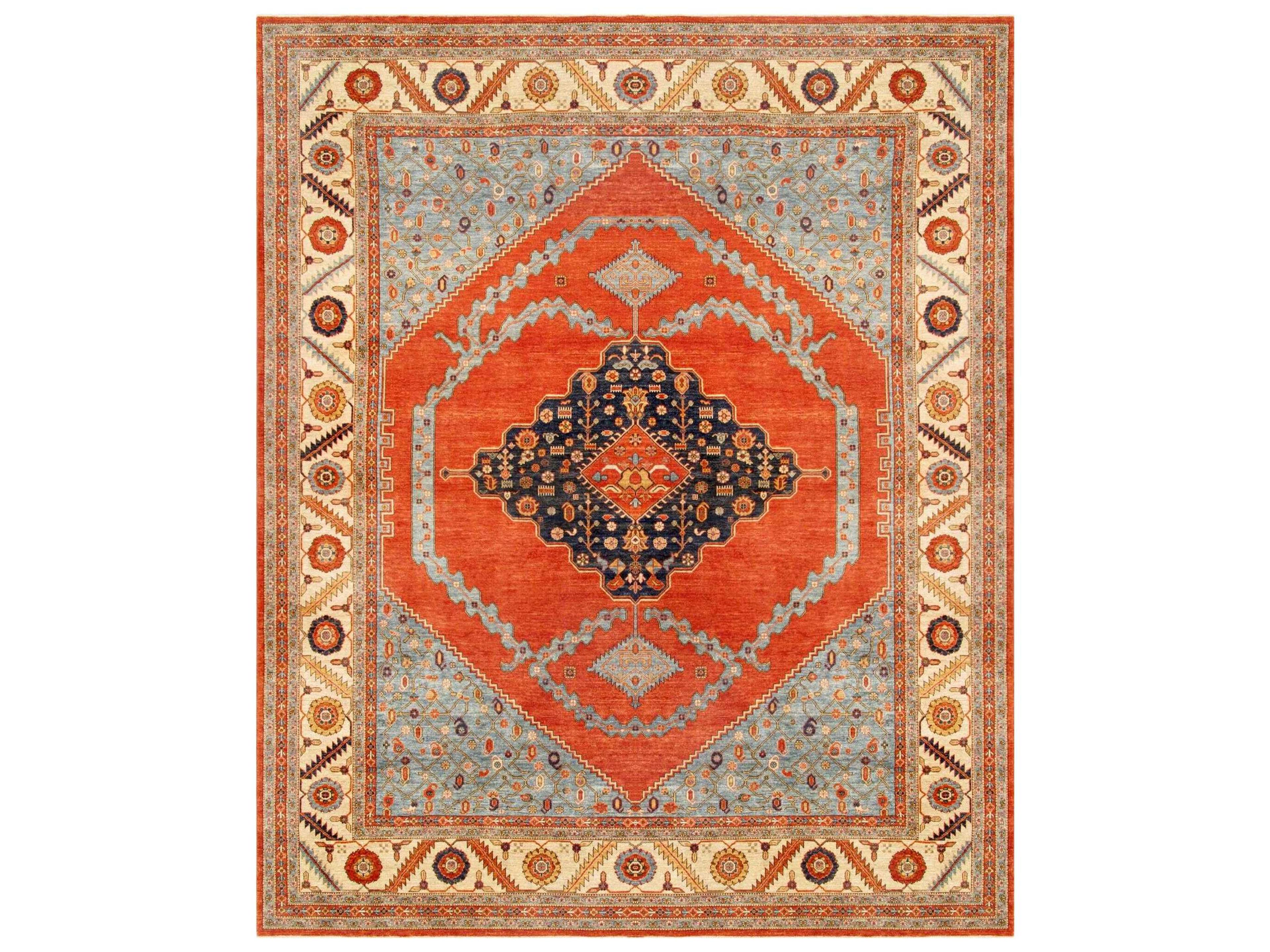 Serapi Bordered Area Rug