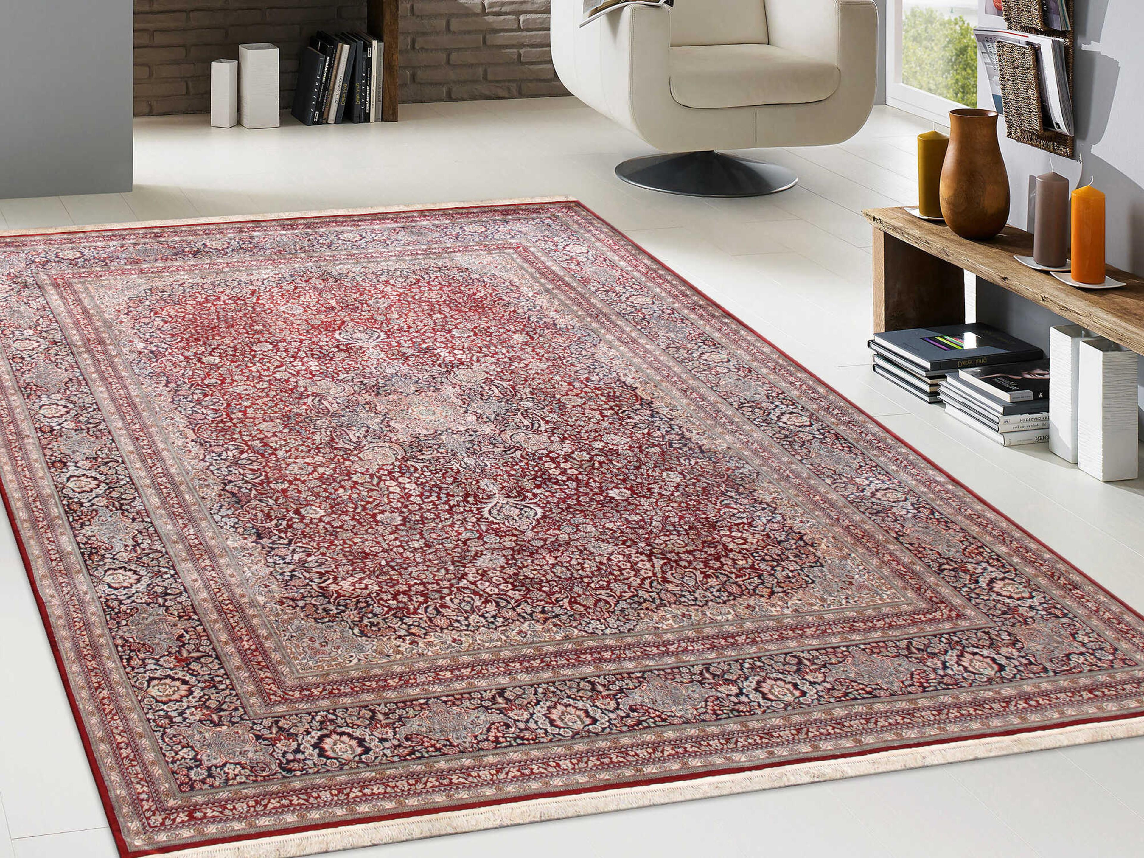 Pasargad Home Azerbaijan Bordered Area Rug