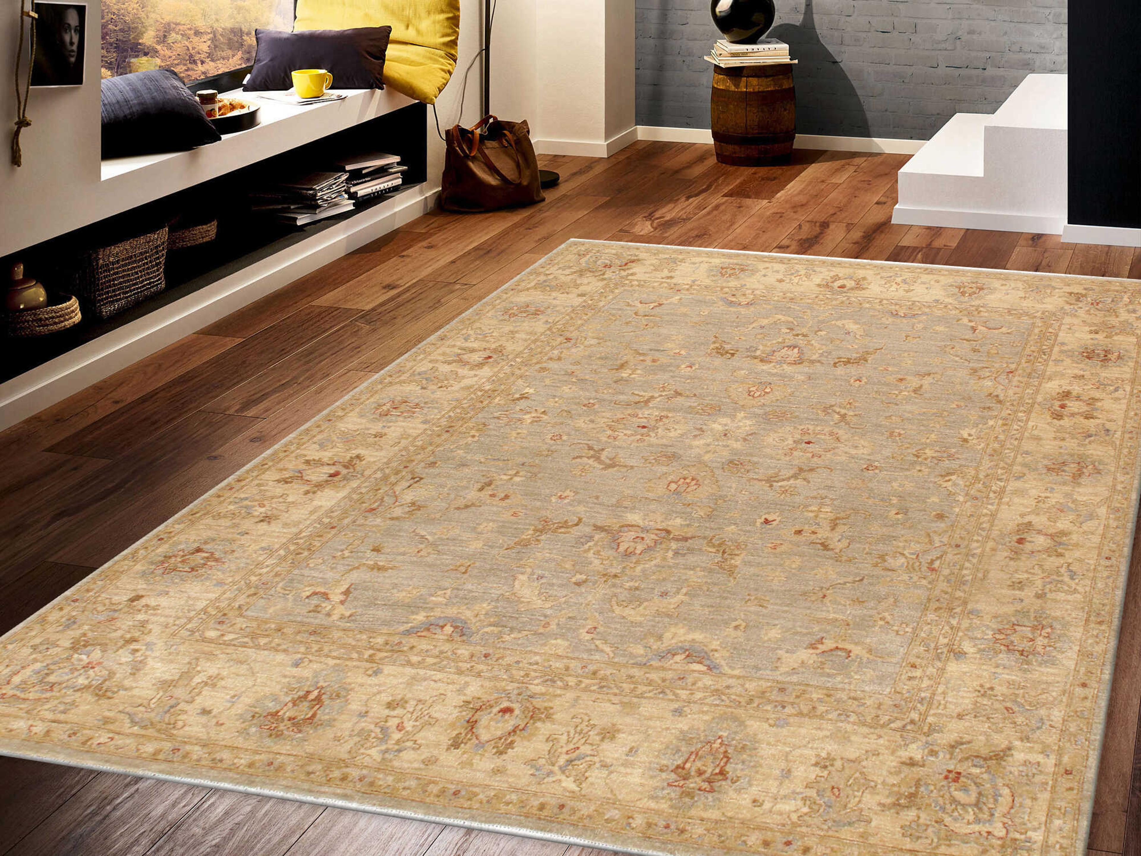 Pasargad Home Denver Bordered Area Rug