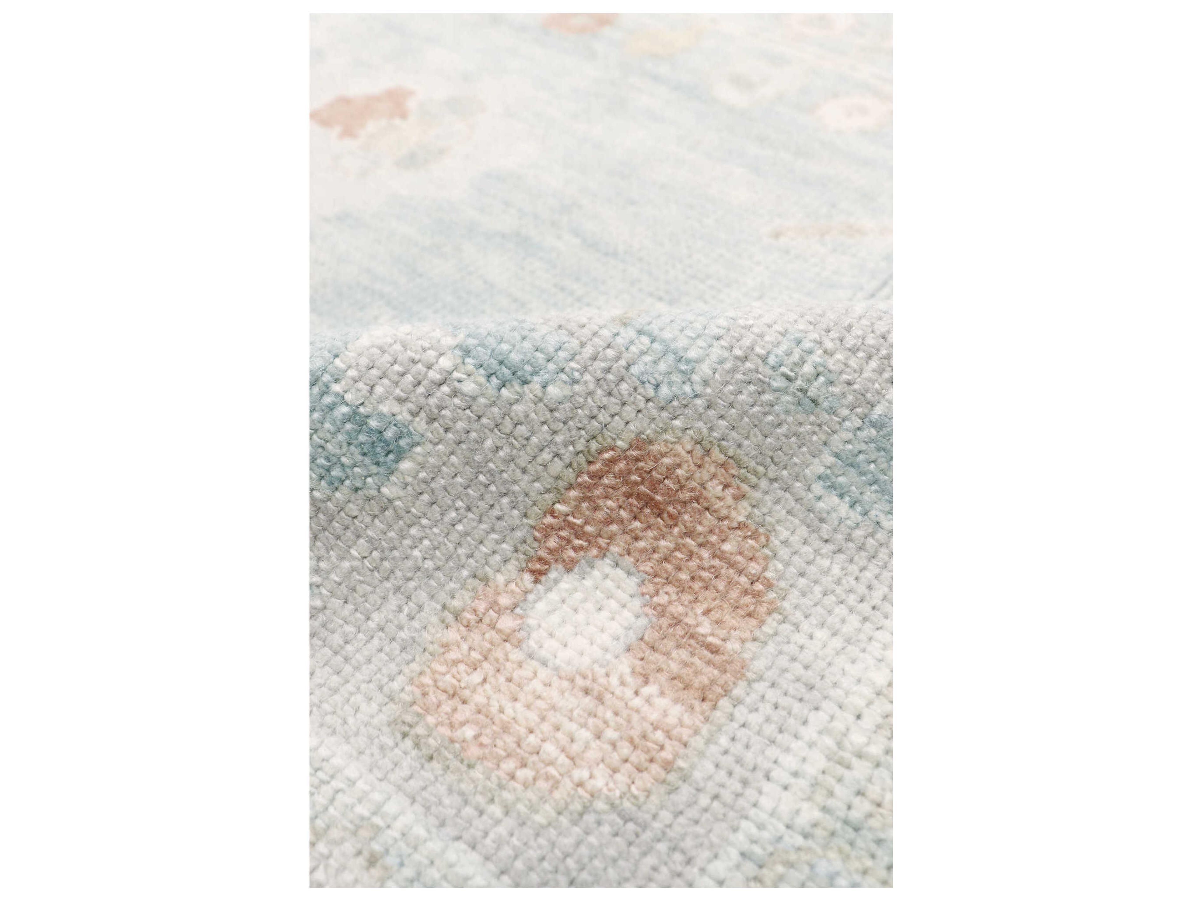 Pasargad Home Oushak Bordered Area Rug