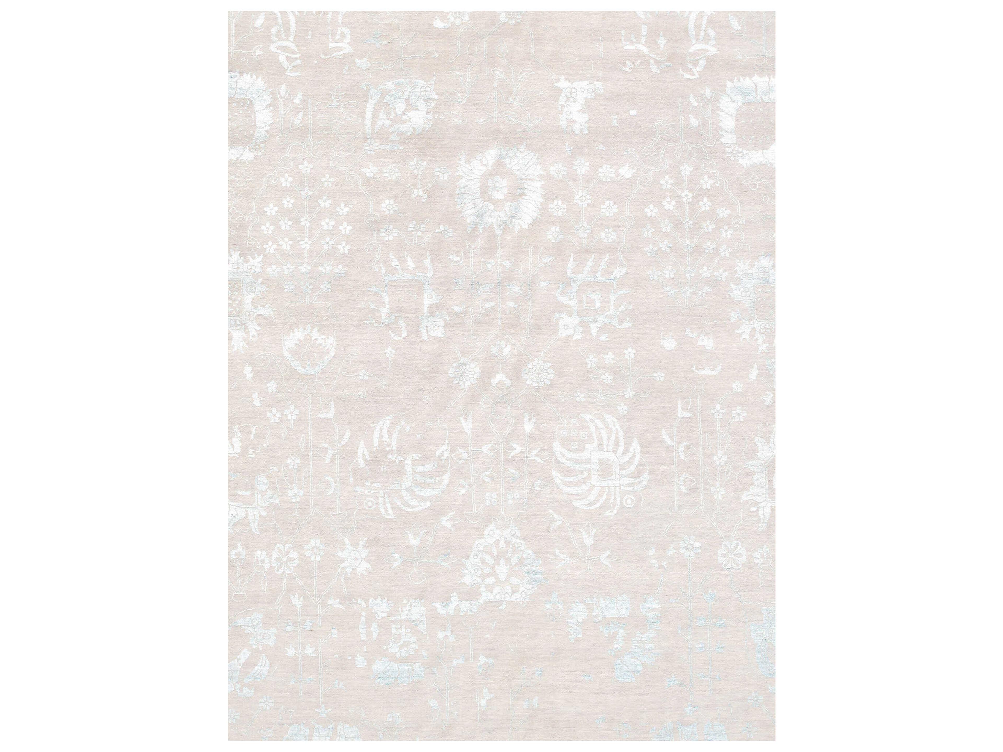 Pasargad Home Transitional Bordered Area Rug