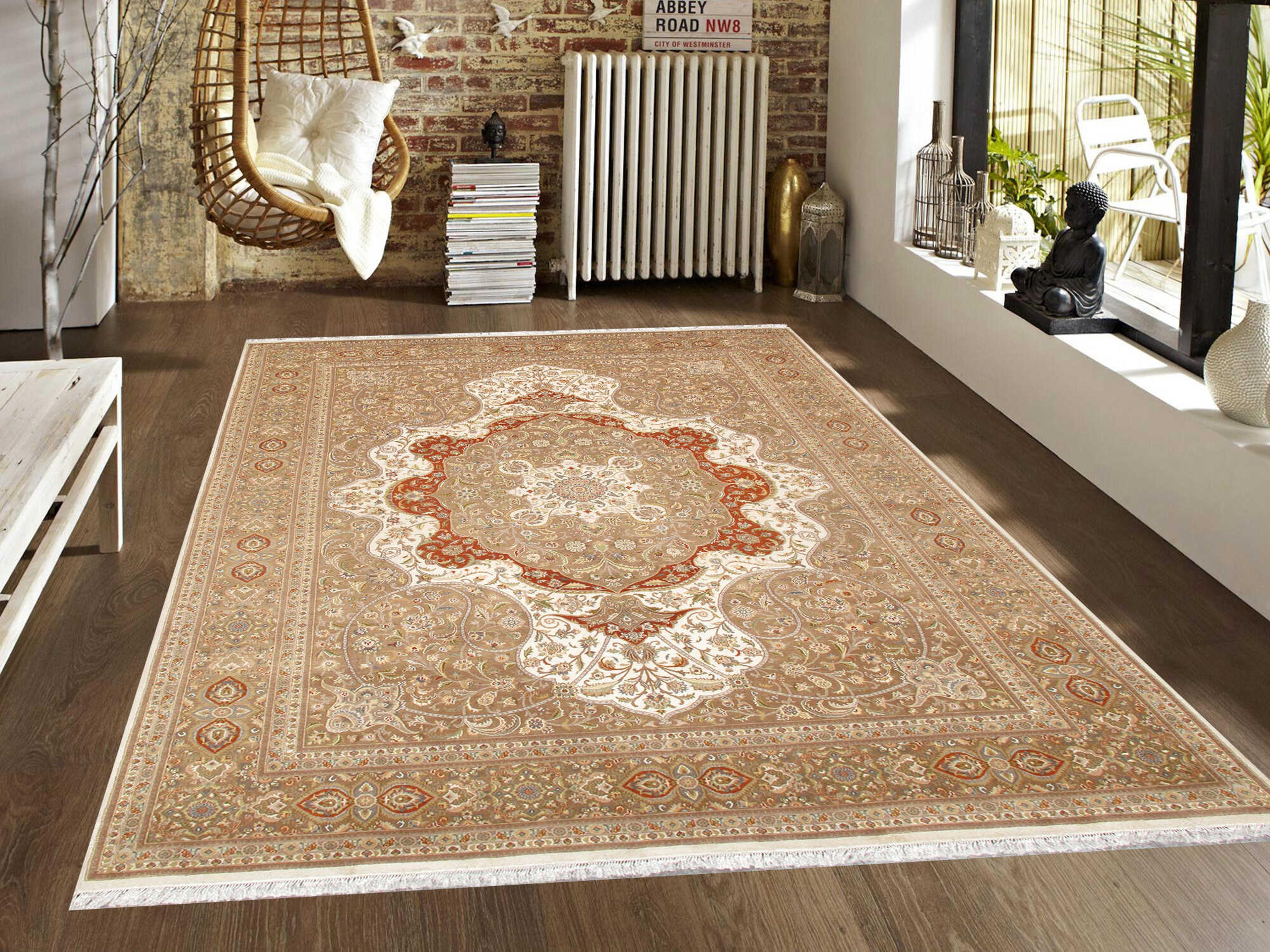 Pasargad Home Baku Bordered Area Rug