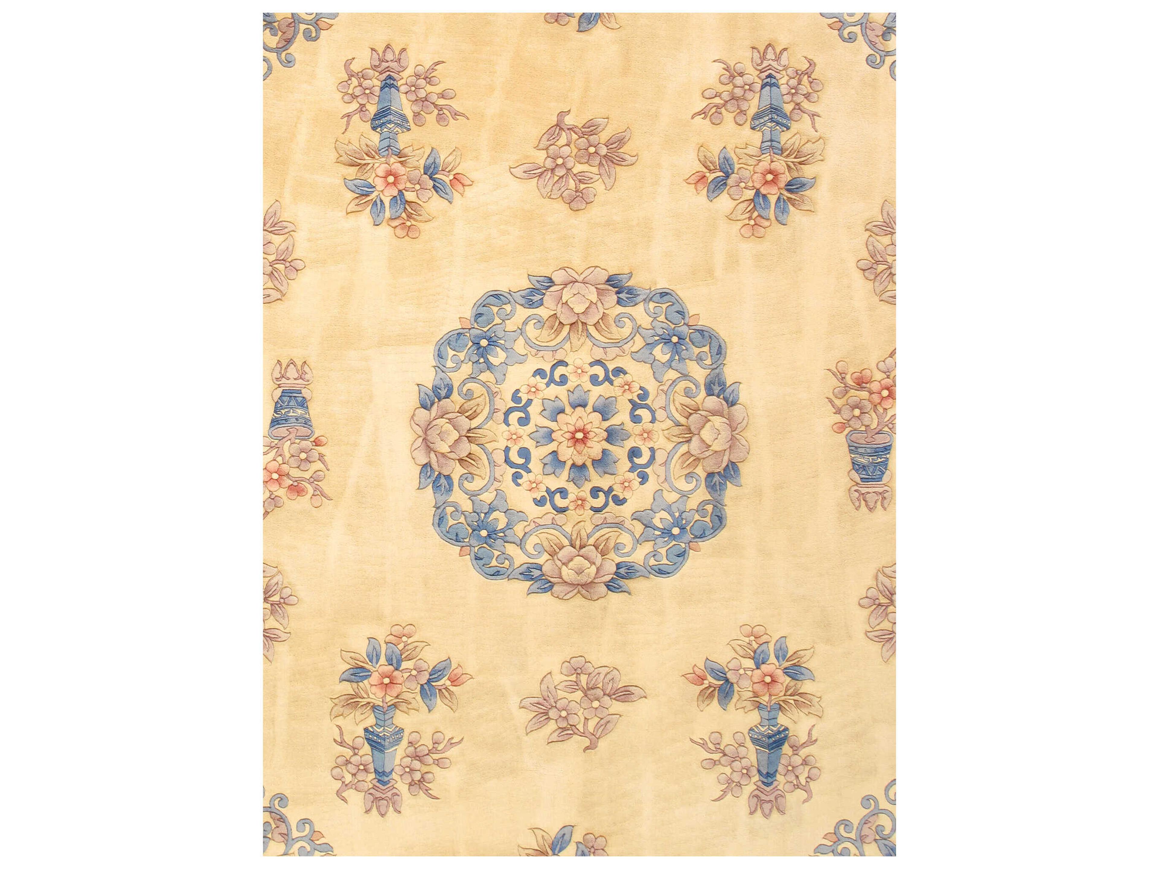 Pasargad Home Art Deco Bordered Area Rug