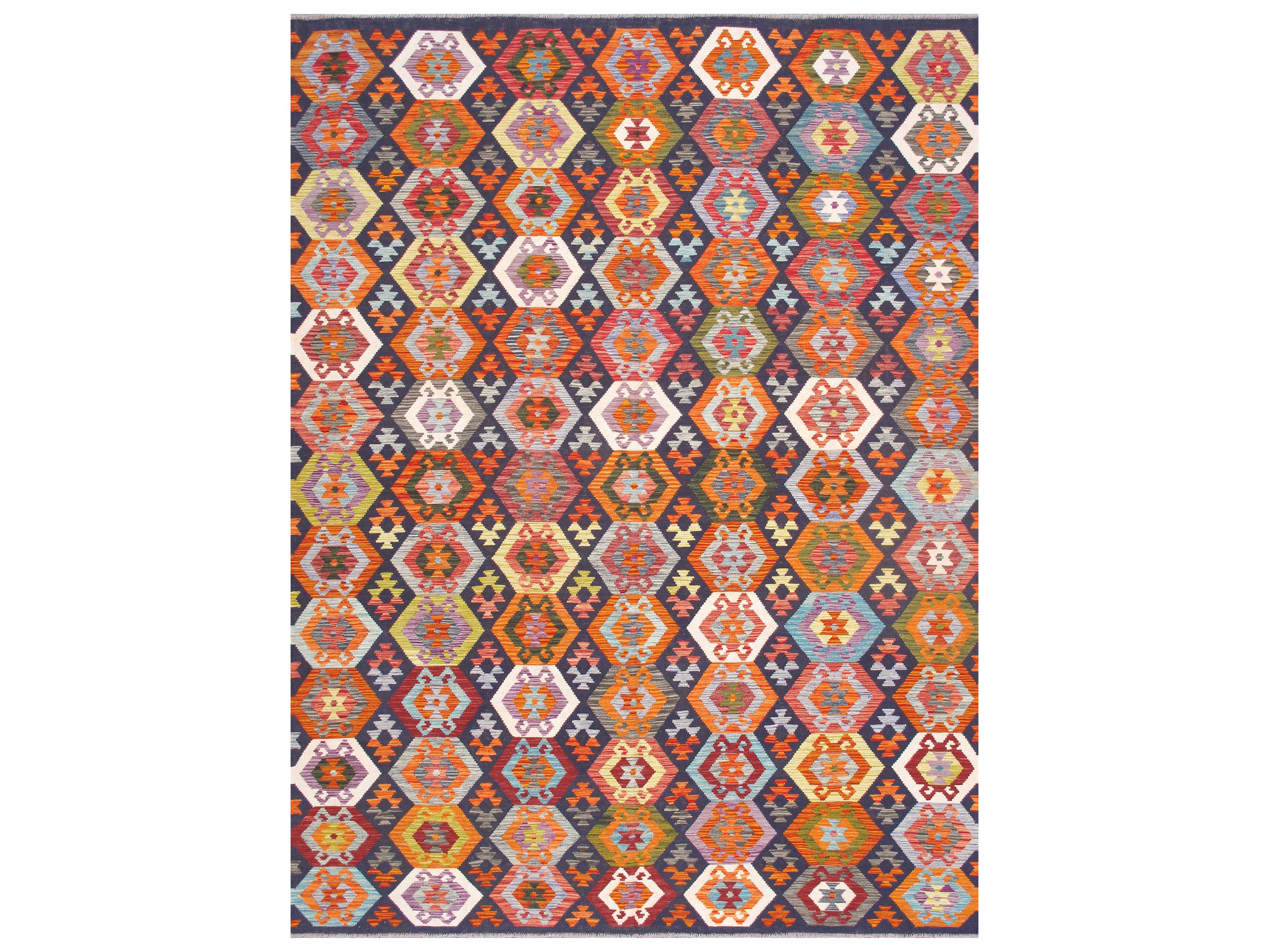 Kilim Flatweave Moroccan Area Rug