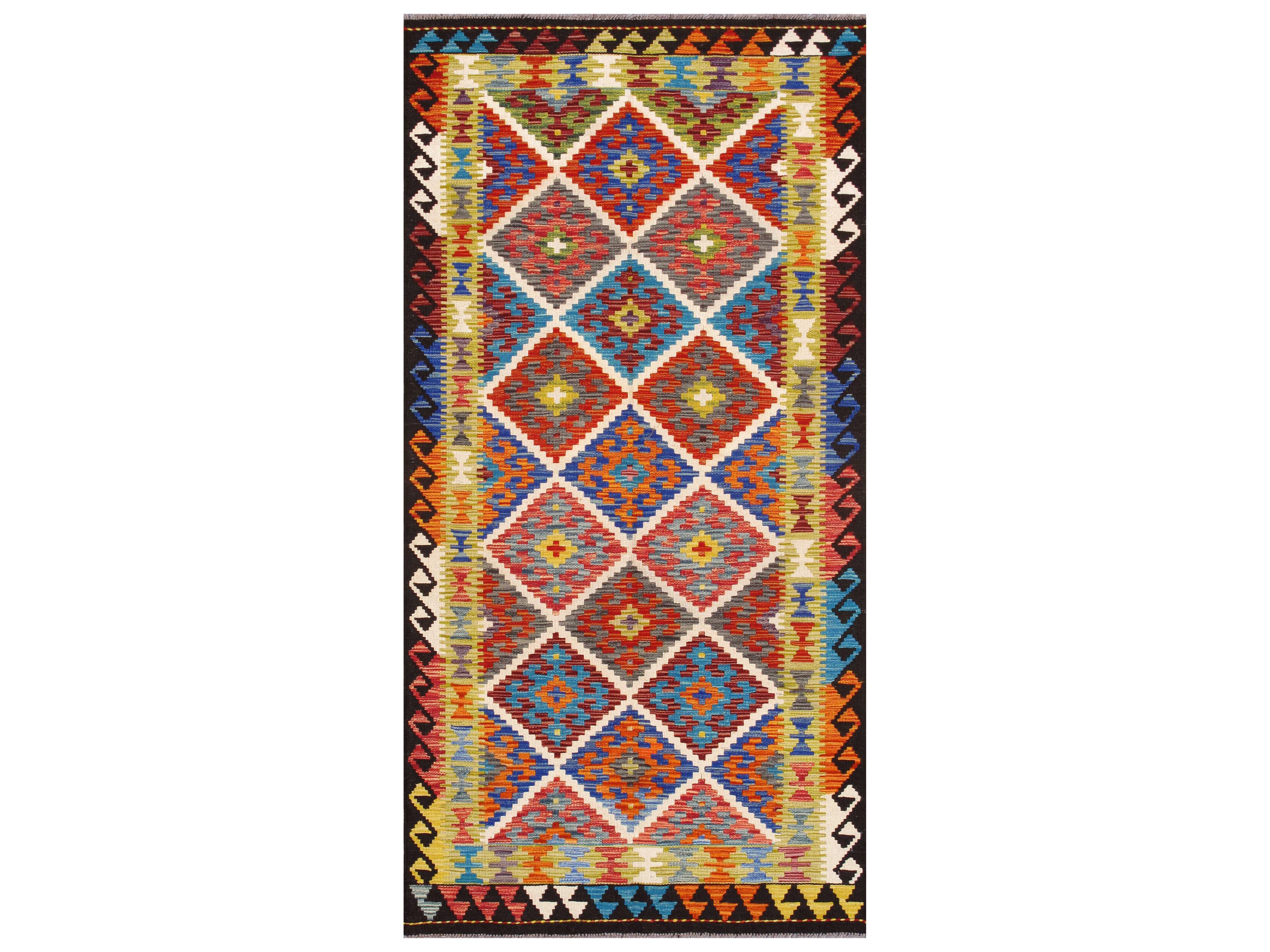 Kilim Flatweave Moroccan Area Rug