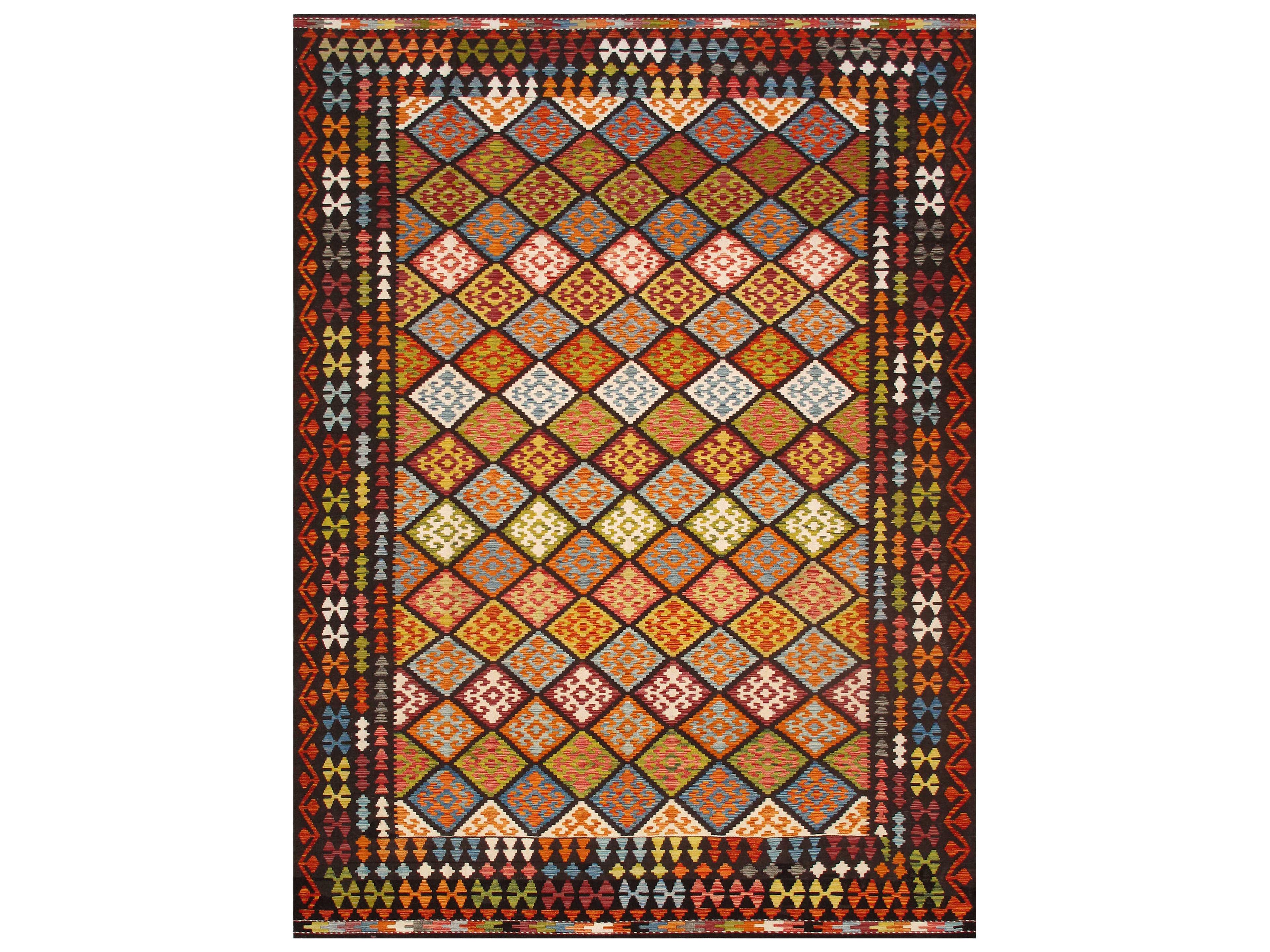 Kilim Flatweave Moroccan Area Rug