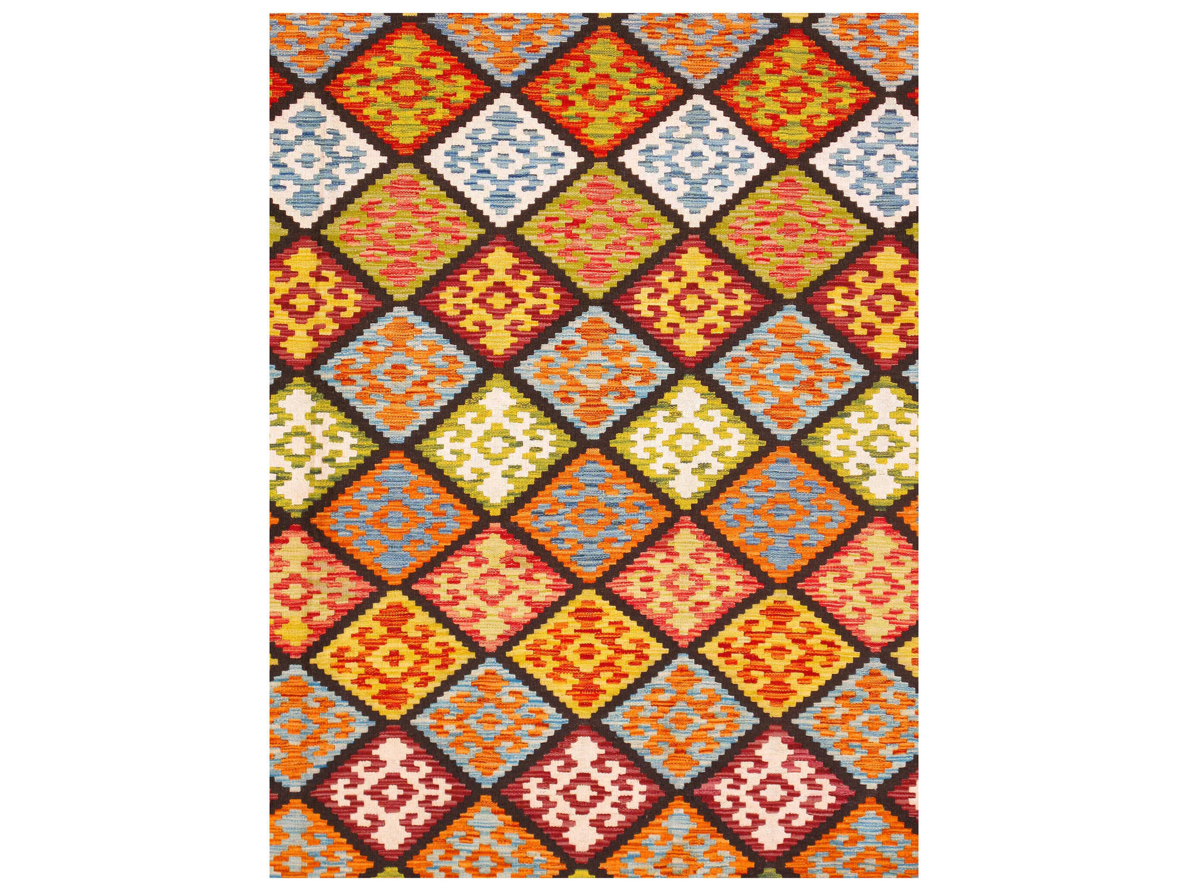 Pasargad Home Kilim Flatweave Moroccan Area Rug