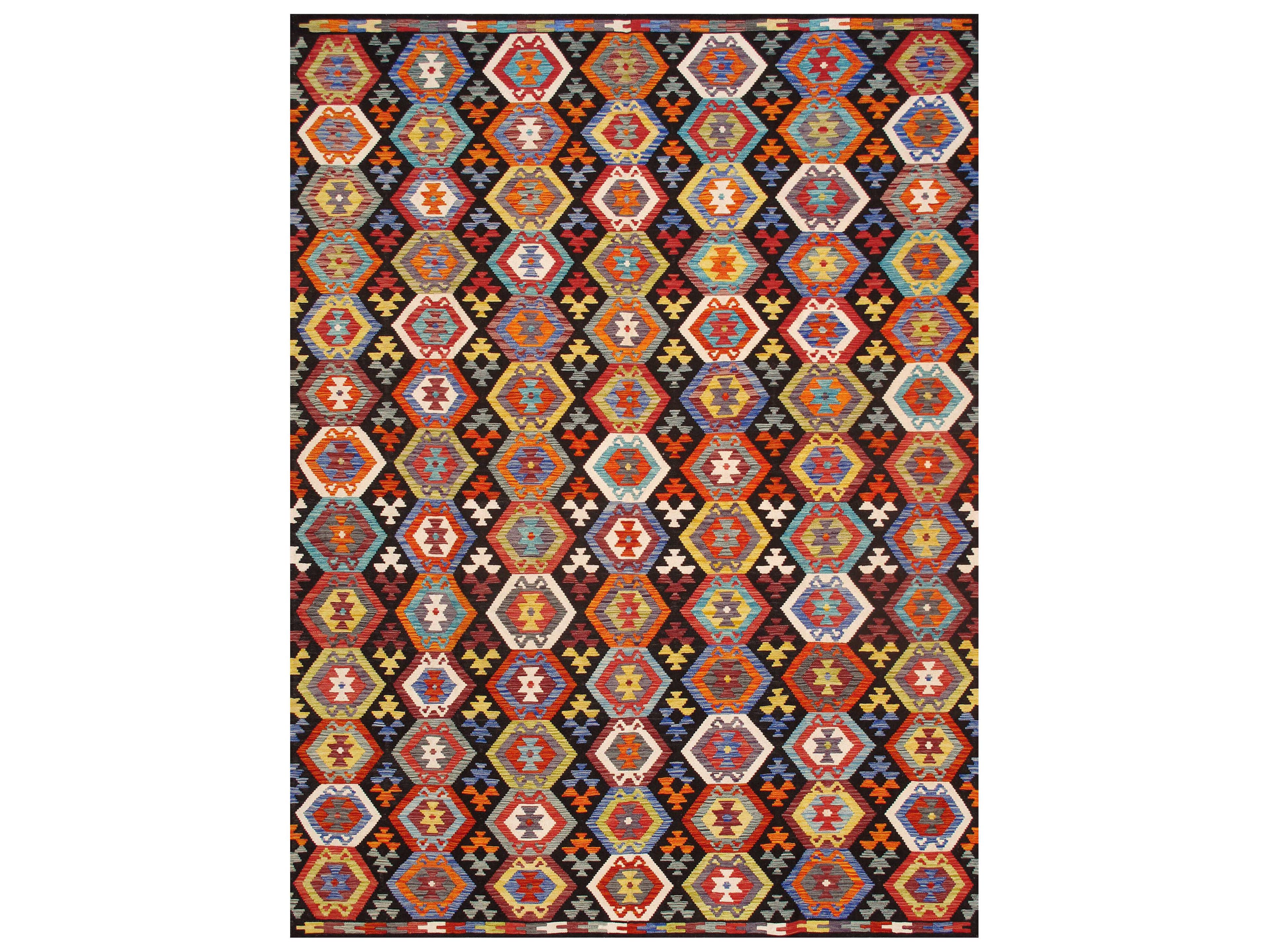 Kilim Flatweave Moroccan Area Rug
