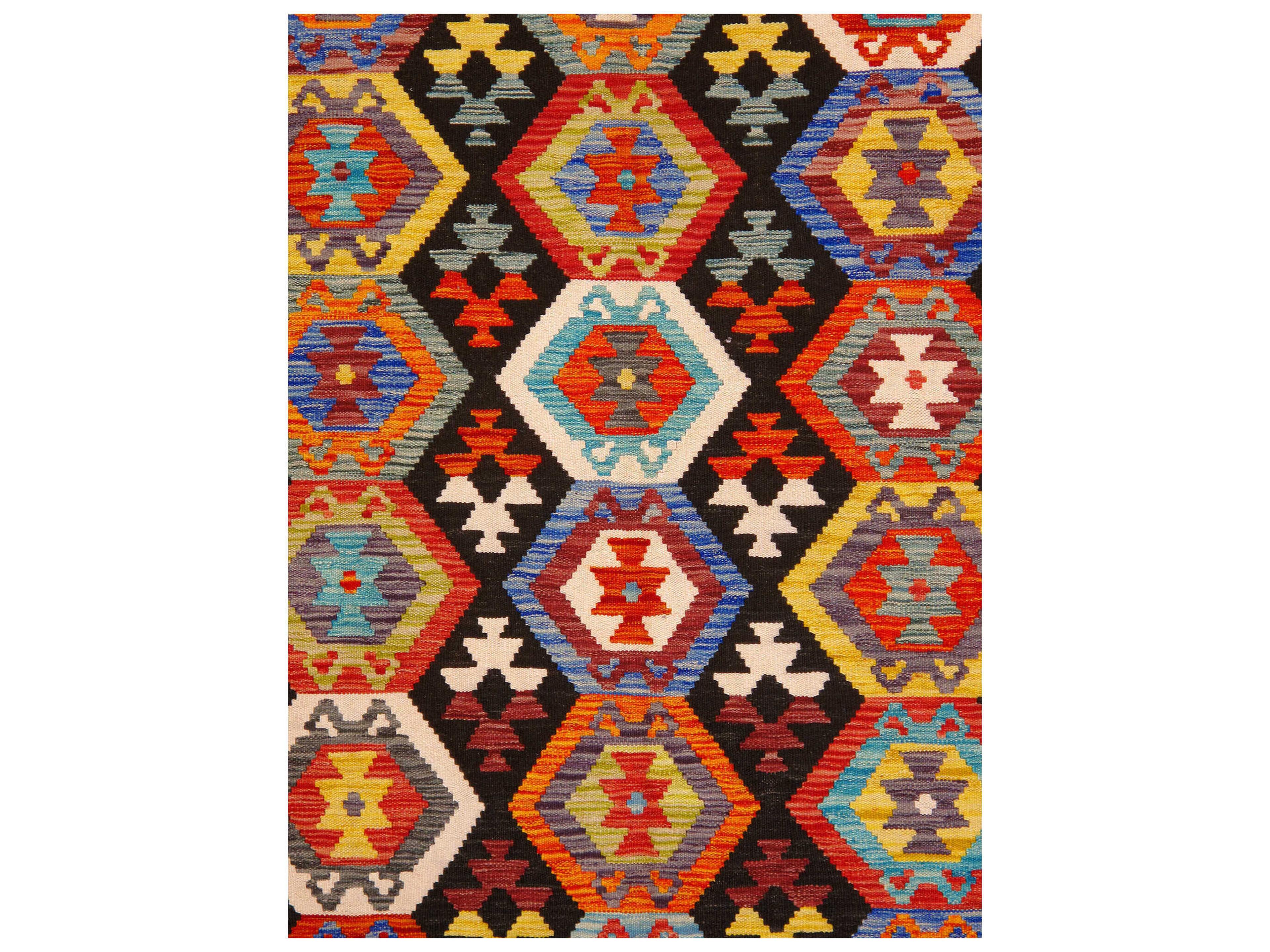 Pasargad Home Kilim Flatweave Moroccan Area Rug
