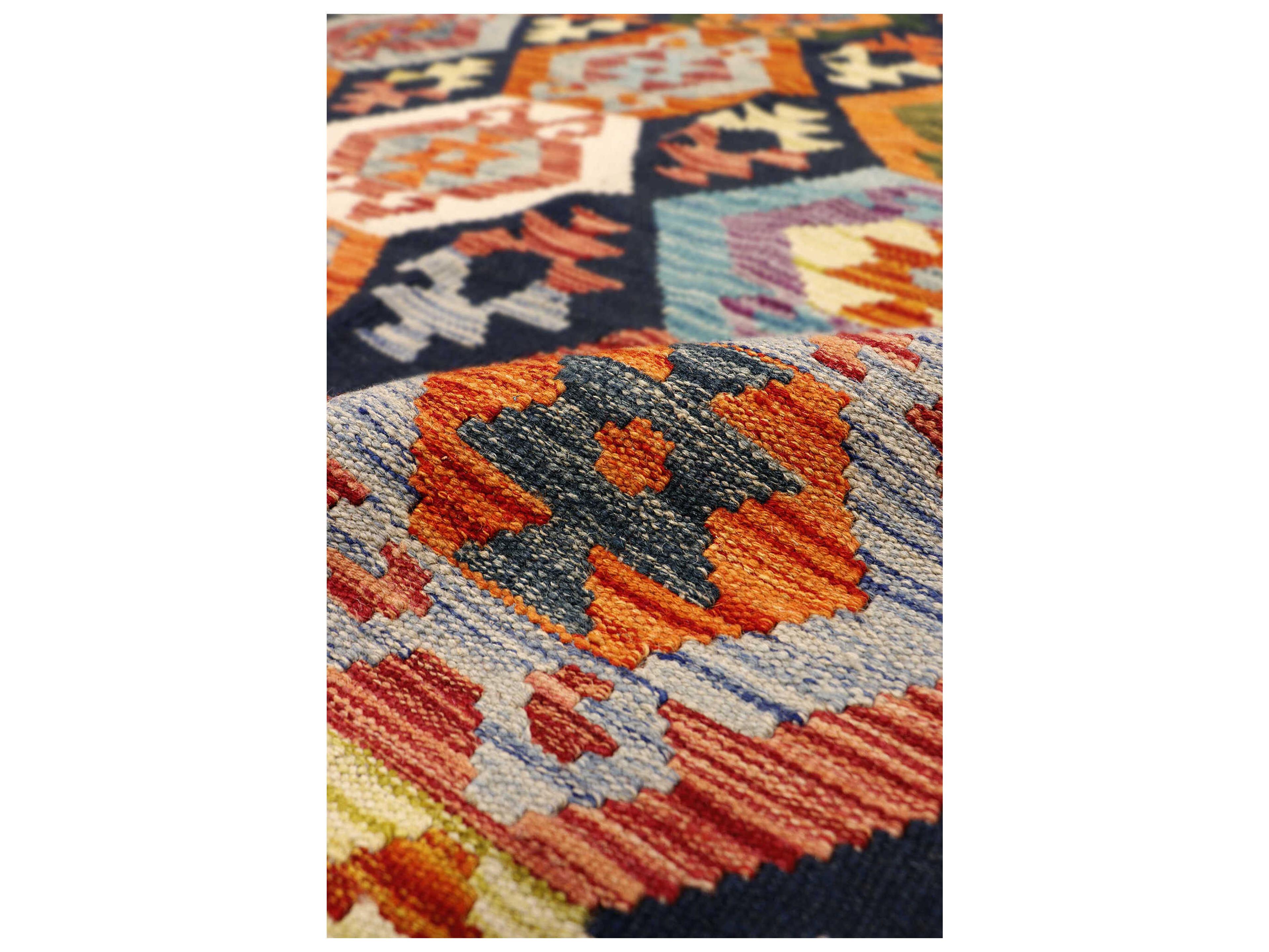 Pasargad Home Kilim Flatweave Moroccan Area Rug