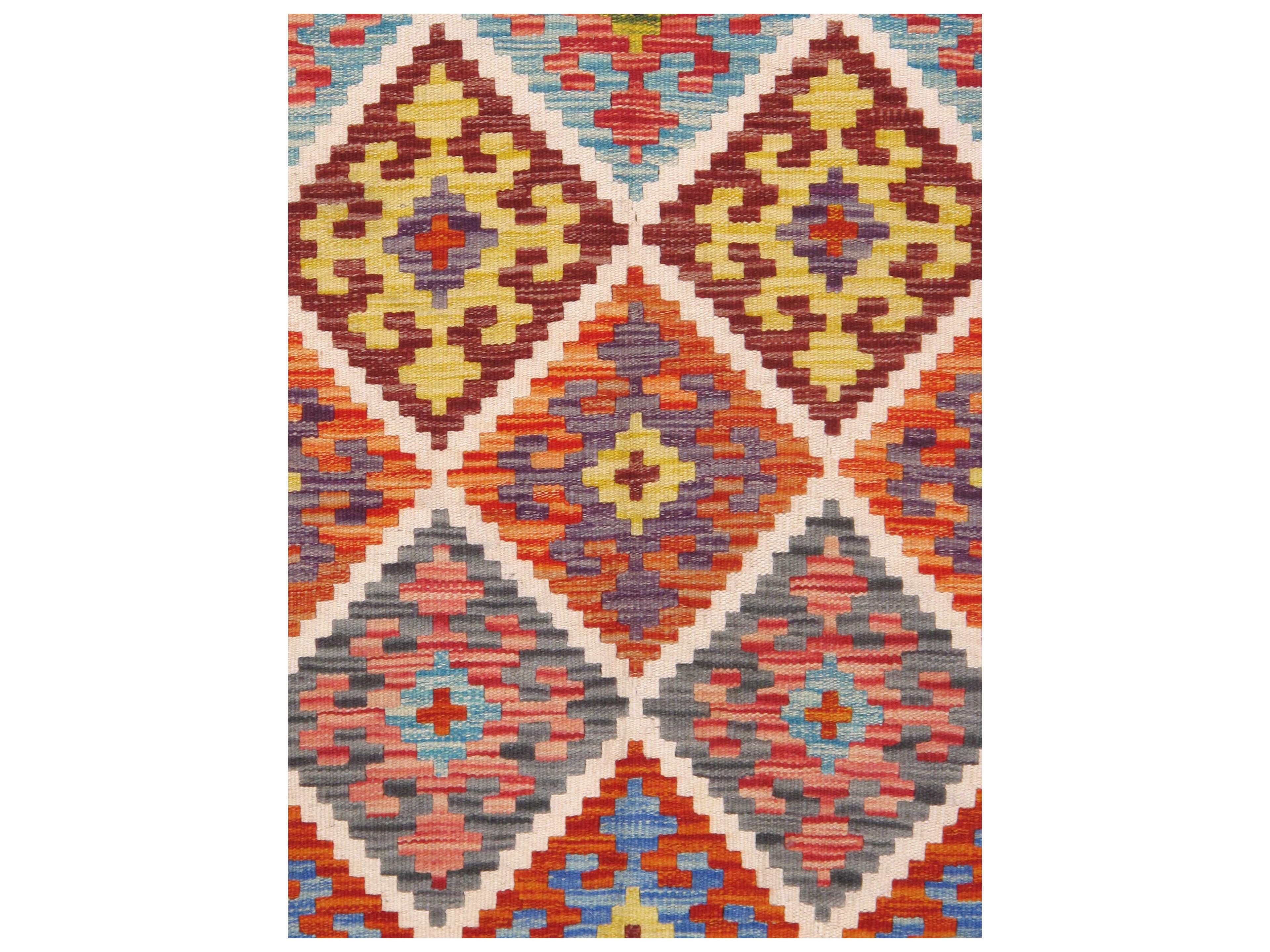 Pasargad Home Kilim Flatweave Moroccan Area Rug