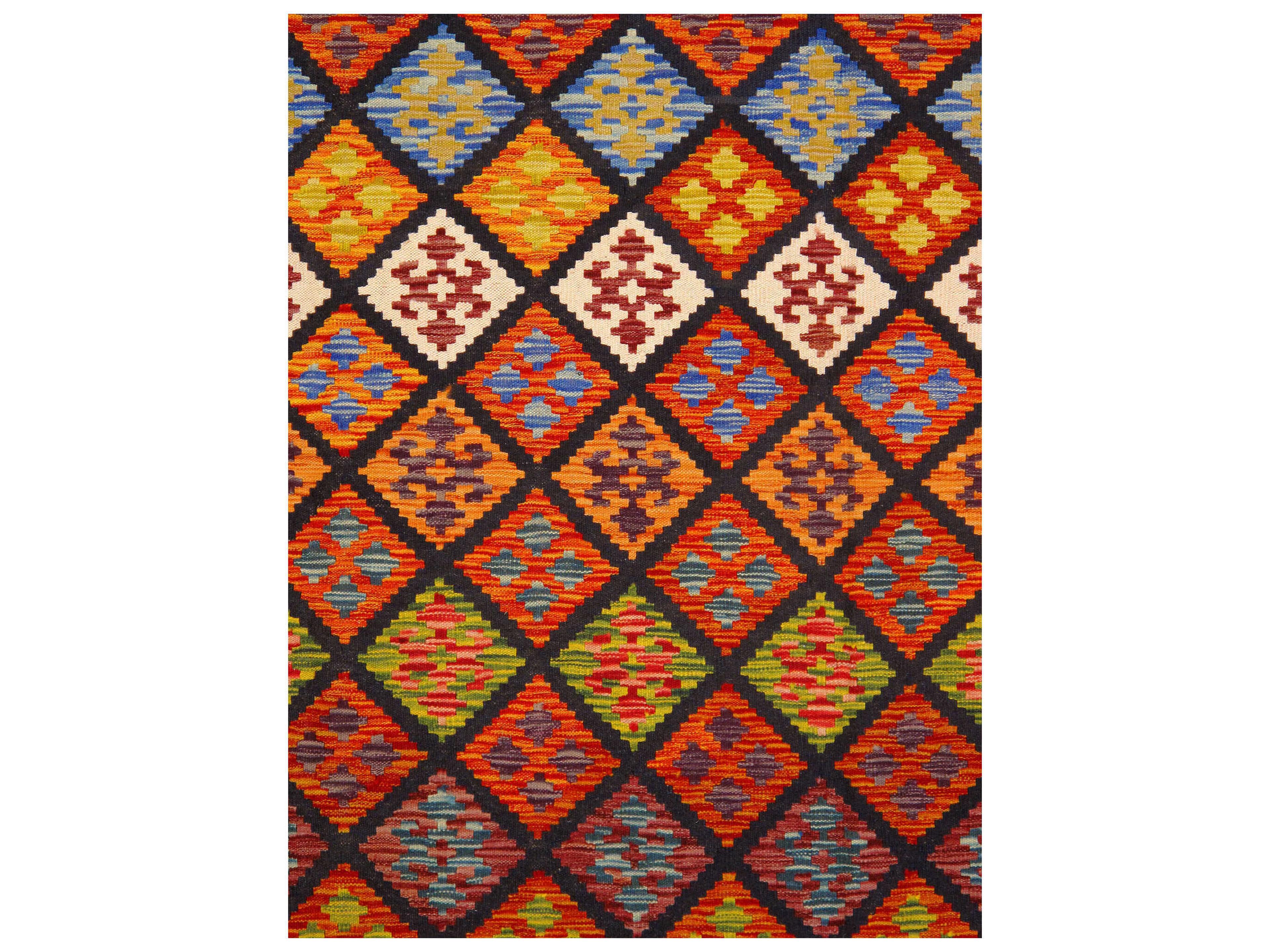 Pasargad Home Kilim Flatweave Moroccan Area Rug