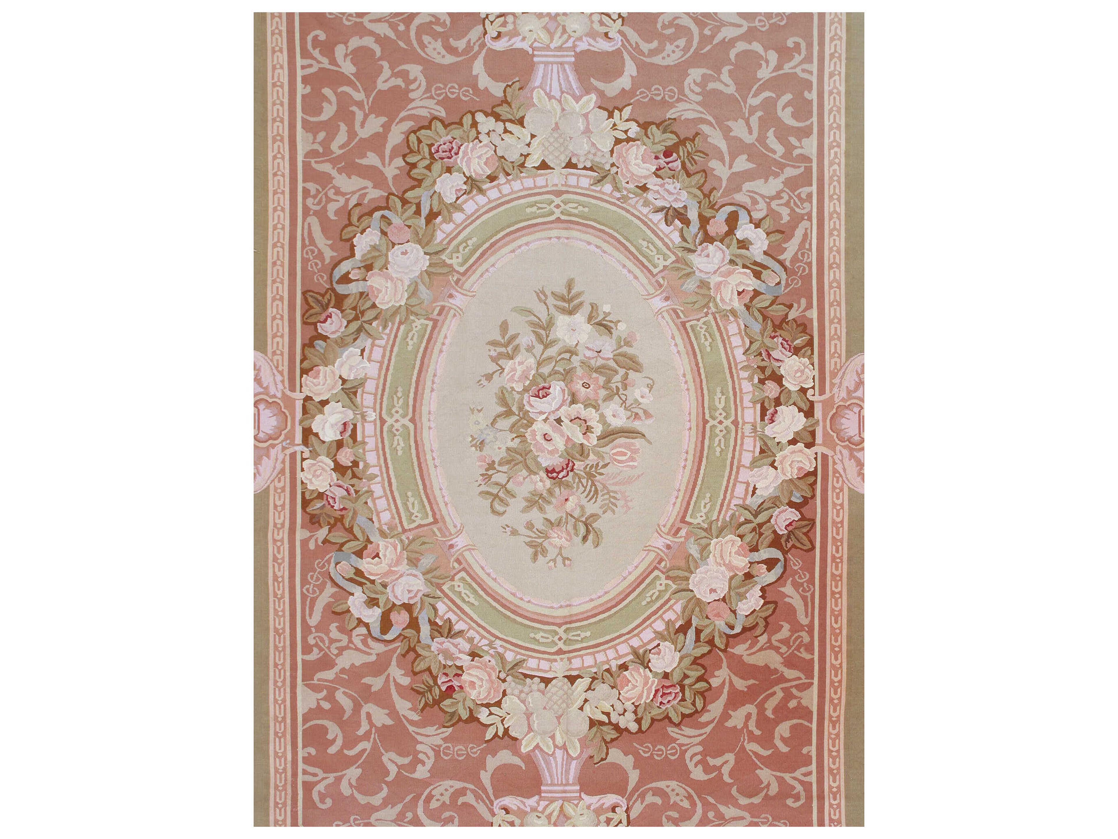 Pasargad Home Abusson Bordered Area Rug