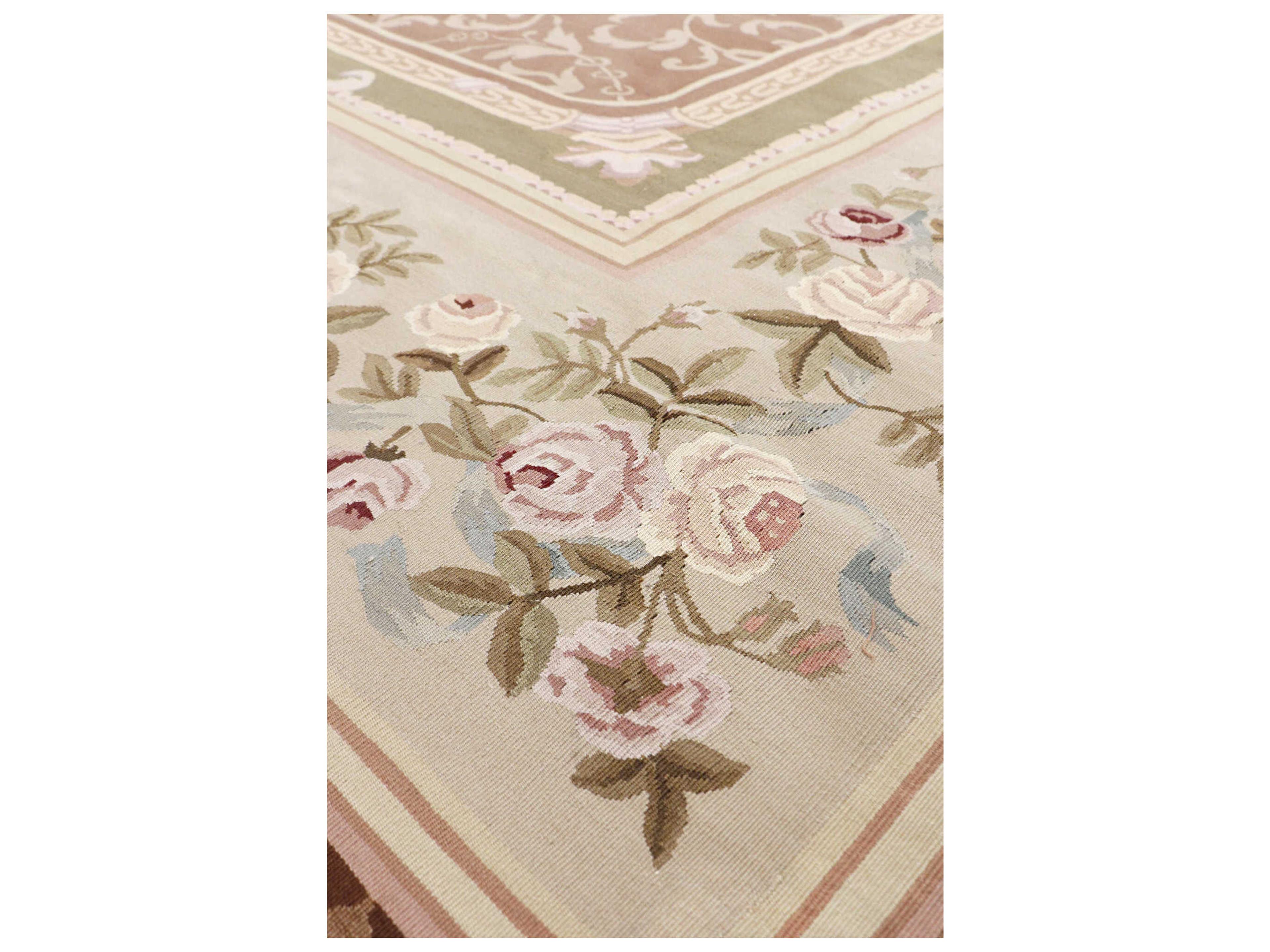 Pasargad Home Abusson Bordered Area Rug