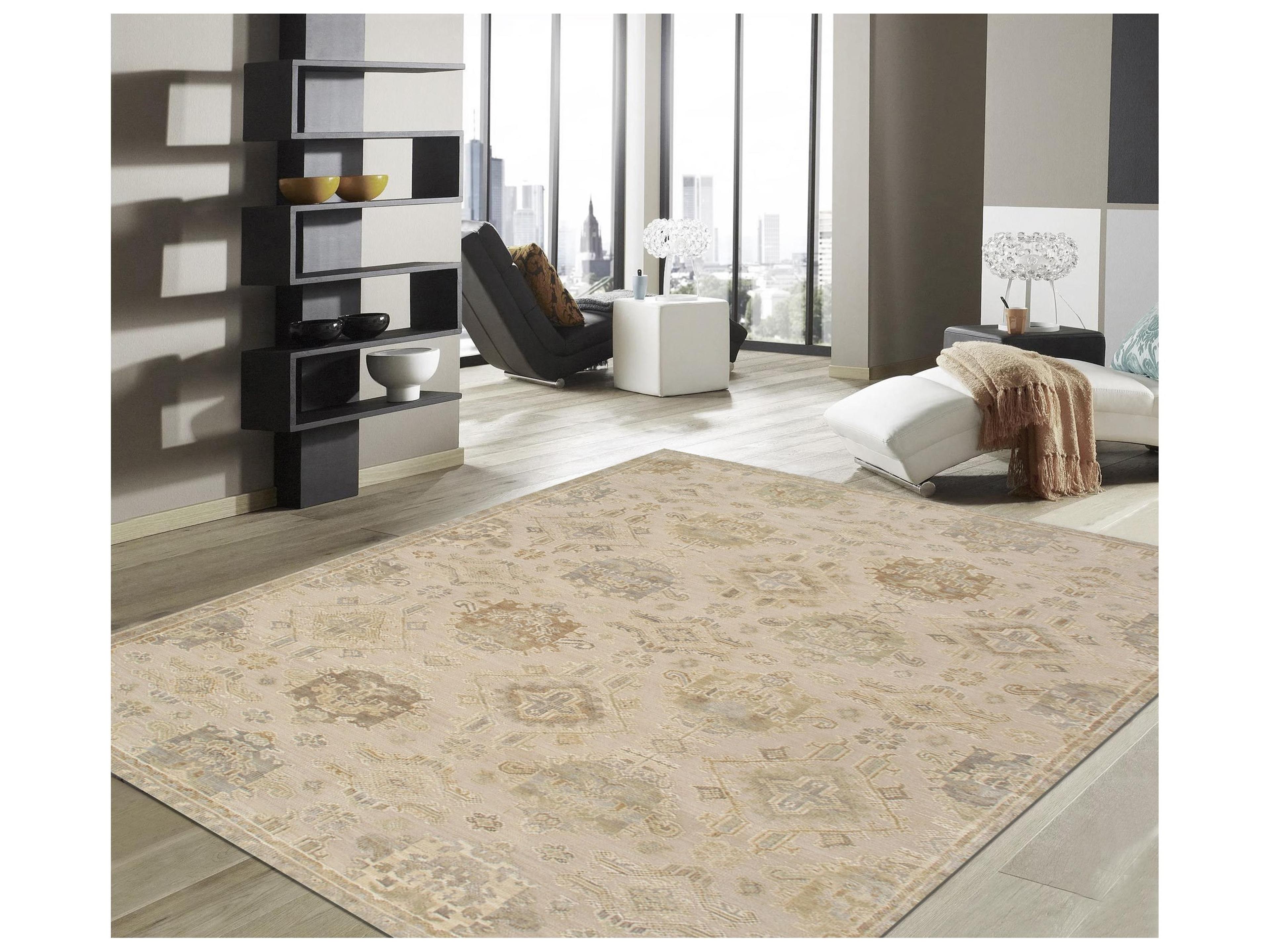 Pasargad Home Oushak Oriental Area Rug