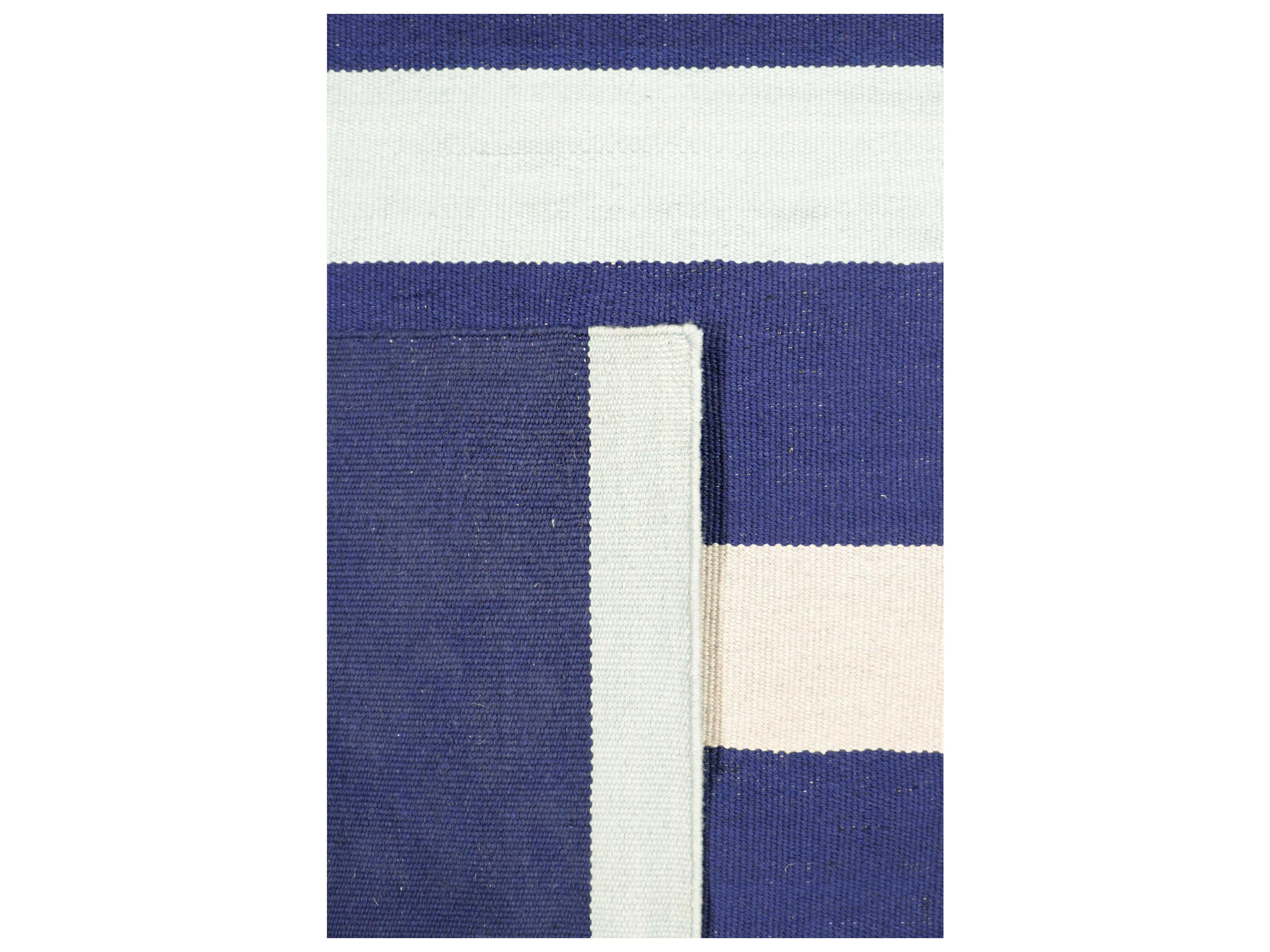 Pasargad Home Hampton Flatweave Striped Area Rug